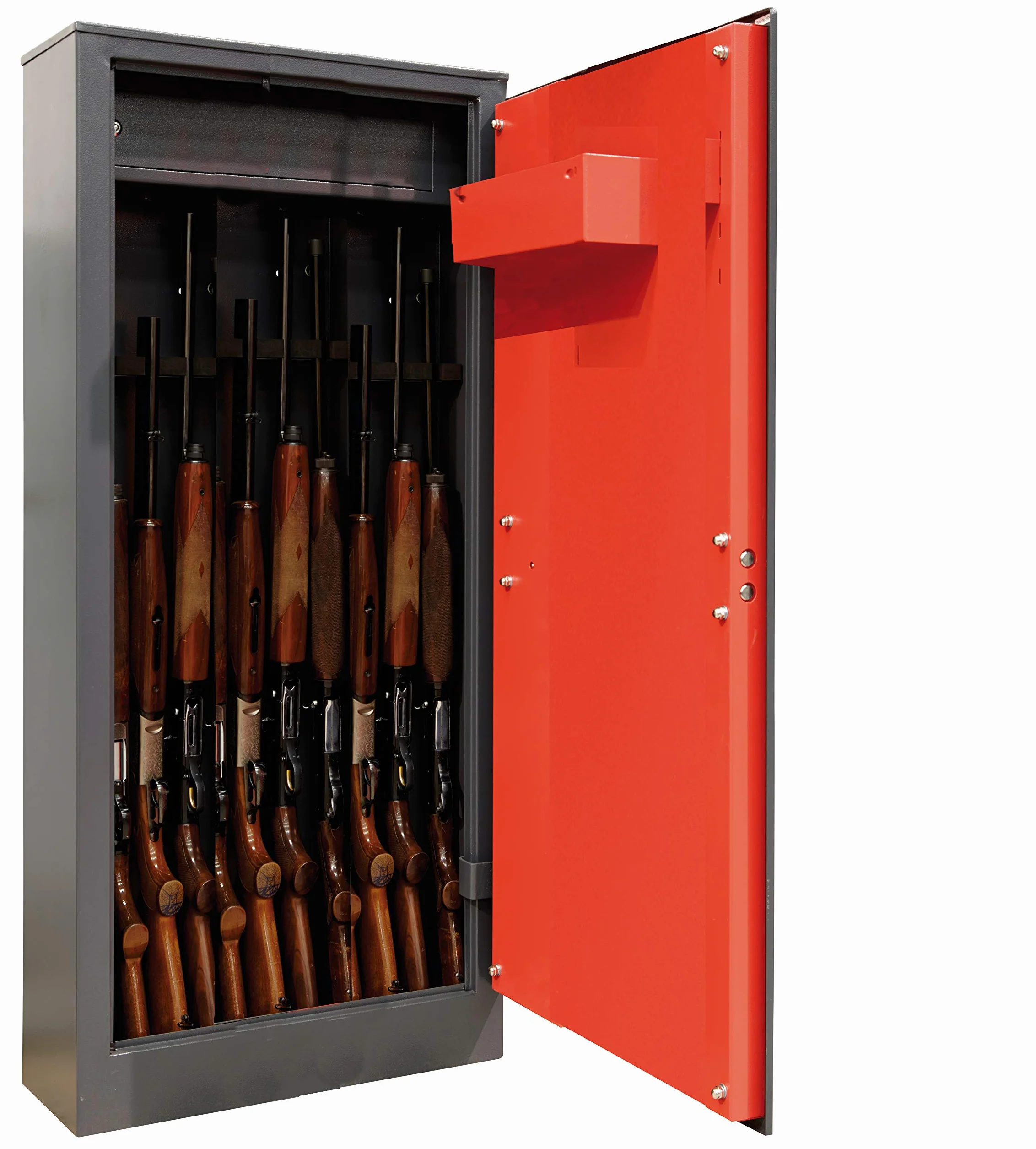 ARREGUI Braco ARM100335 Armoire à 10 Fusils en Acier avec Coffre Intérieur | Coffre-fort pour Armes à Feu | FRANCE et ITALIE : valide toutes armes à feu | ESPAGNE : non homologué