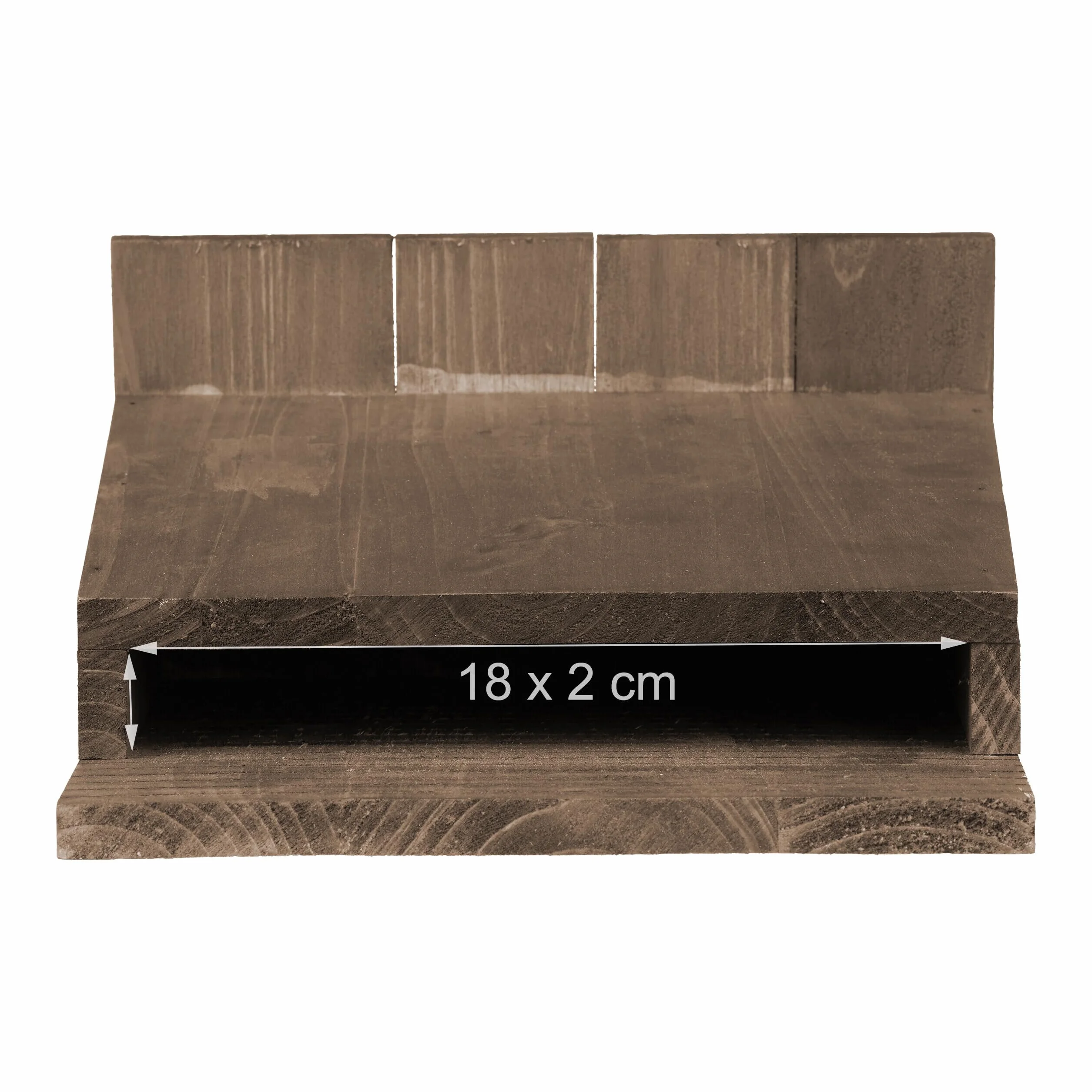 Relaxdays Nichoir à Chauves-Souris Lot de 4 34 x 22,5 x 12,5 cm Bois Brun