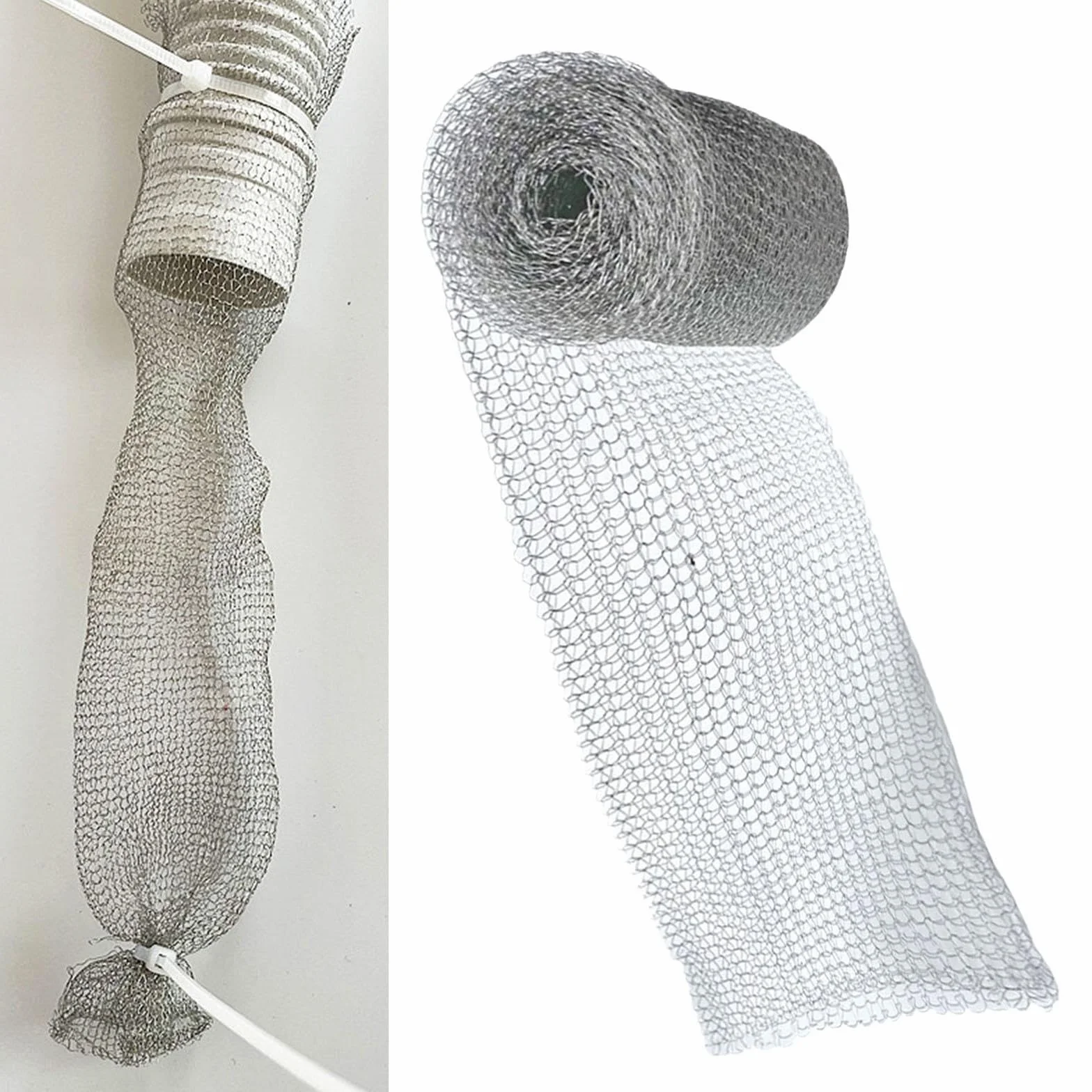 Paniers de racinaire ultra-résistants 12.7 x 300 cm Gris pour plantes arbres fleurs