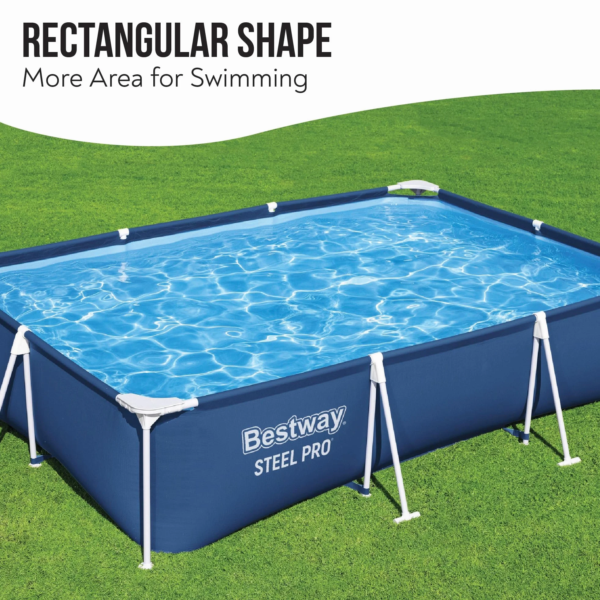 Pool 9'10" x 6'7" x 26" / 3.00m x 2.01m x 66cm
