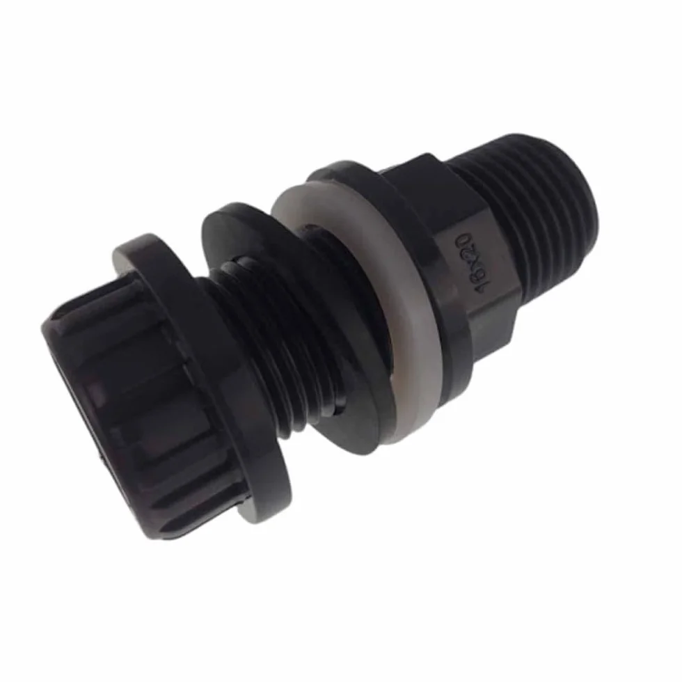 Traversée de paroi PVC 1/2 pouce 6 cm