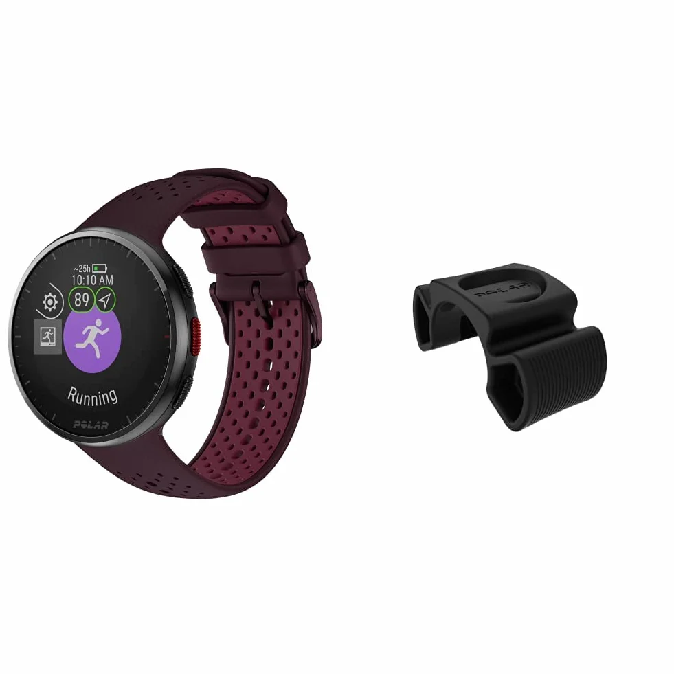 Polar Pacer Pro GPS-Sportuhr mit Fahrradhalterung, Pulsuhr, Activity Tracker