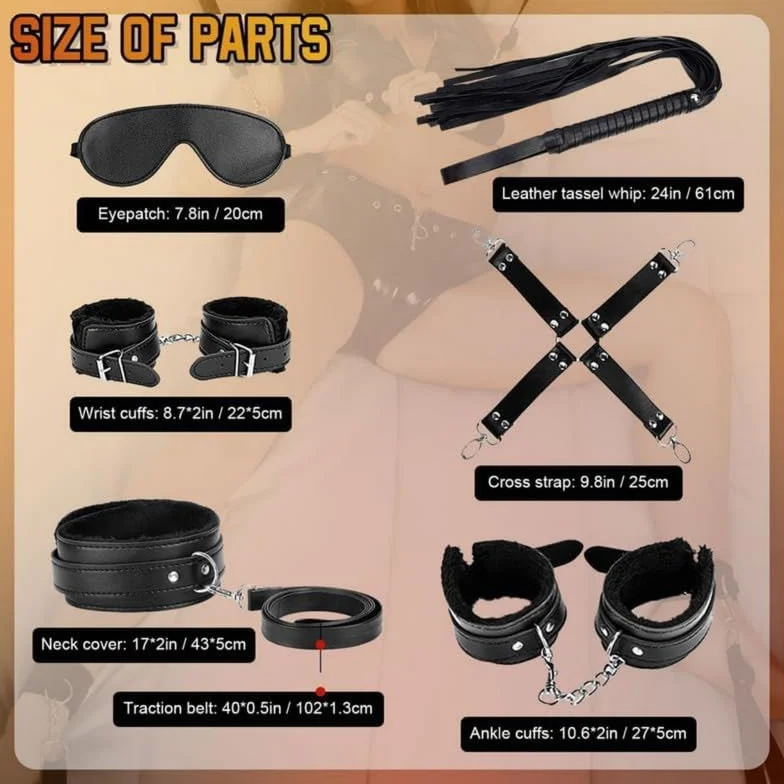 Ensemble De Yoga Pilates en Peluche en Cuir De 12 PièCes, Soulagement De La Fatigue Musculaire, Jumelé à Une Raquette Noire, Adapté Aux Poignets Et Aux Chevilles,Cadeau De Couple -FR-K5