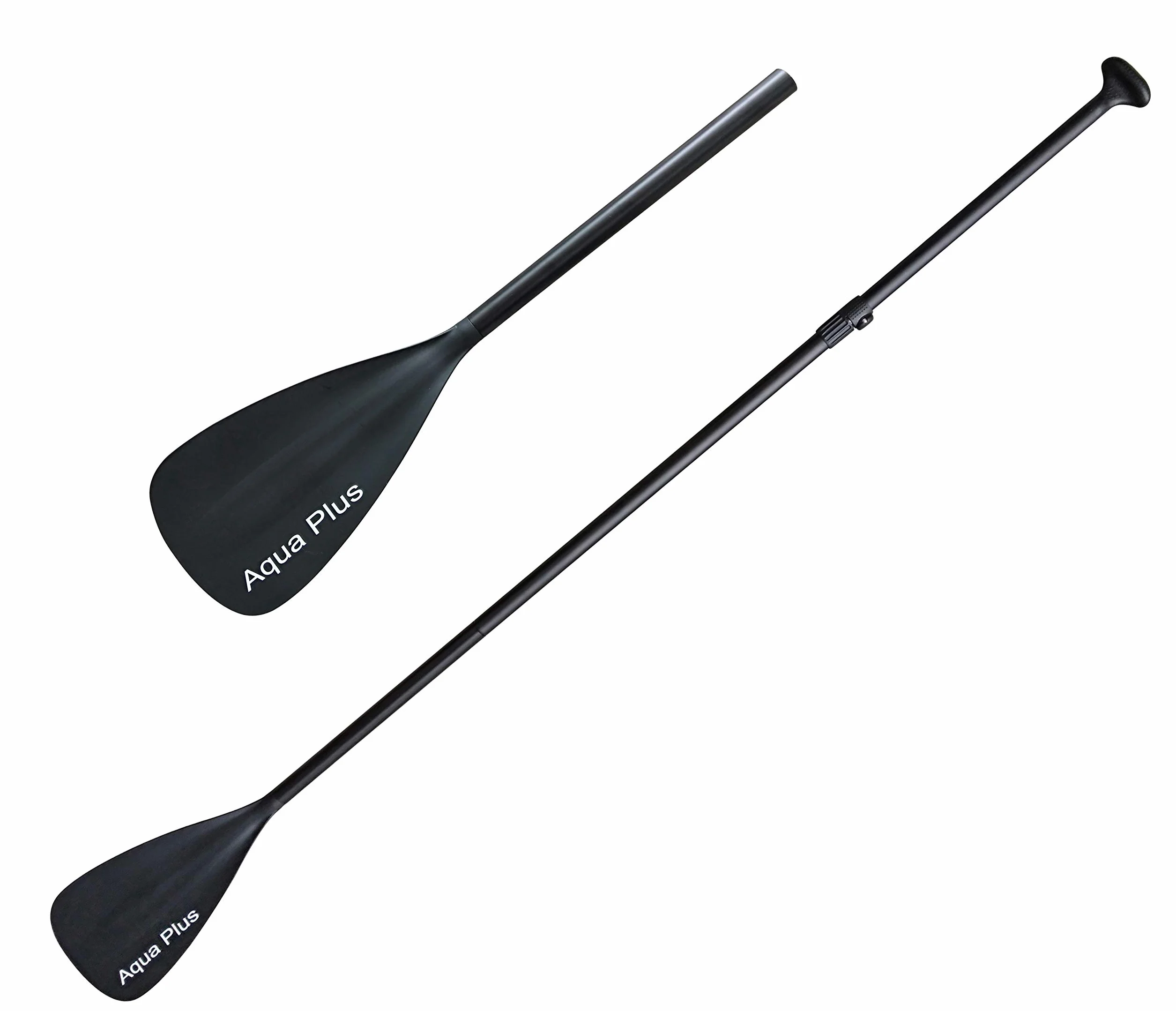 Aqua Plus Pagaie 3 pièces pour Sup Planche à pagaie Debout (Noir, 65-82 Pouces)