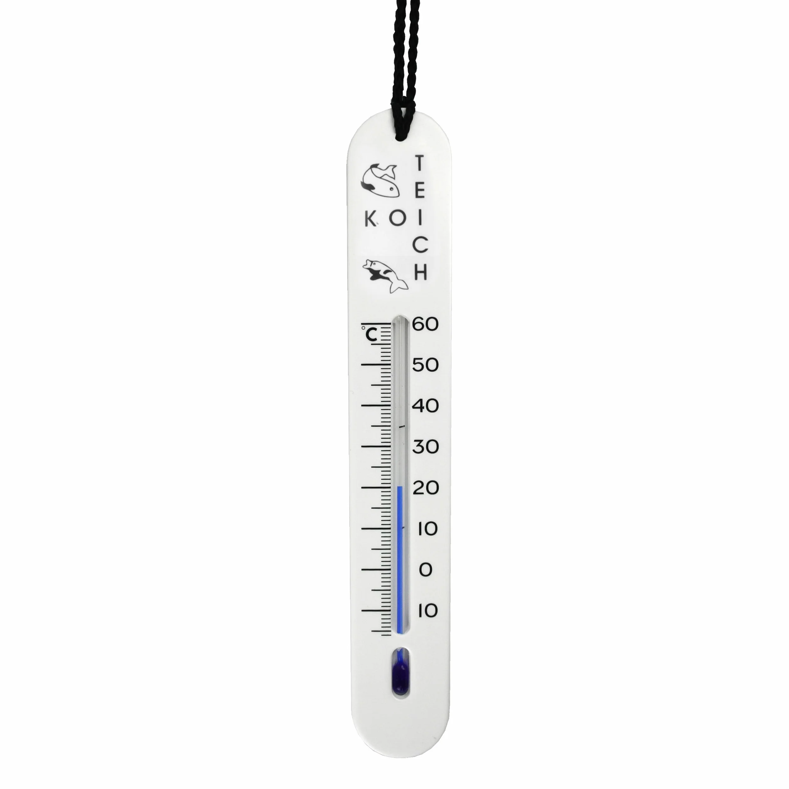 Lantelme Thermomètre d'étang 19 cm -15 °C à 60 °C pour pisciculture carpes koï