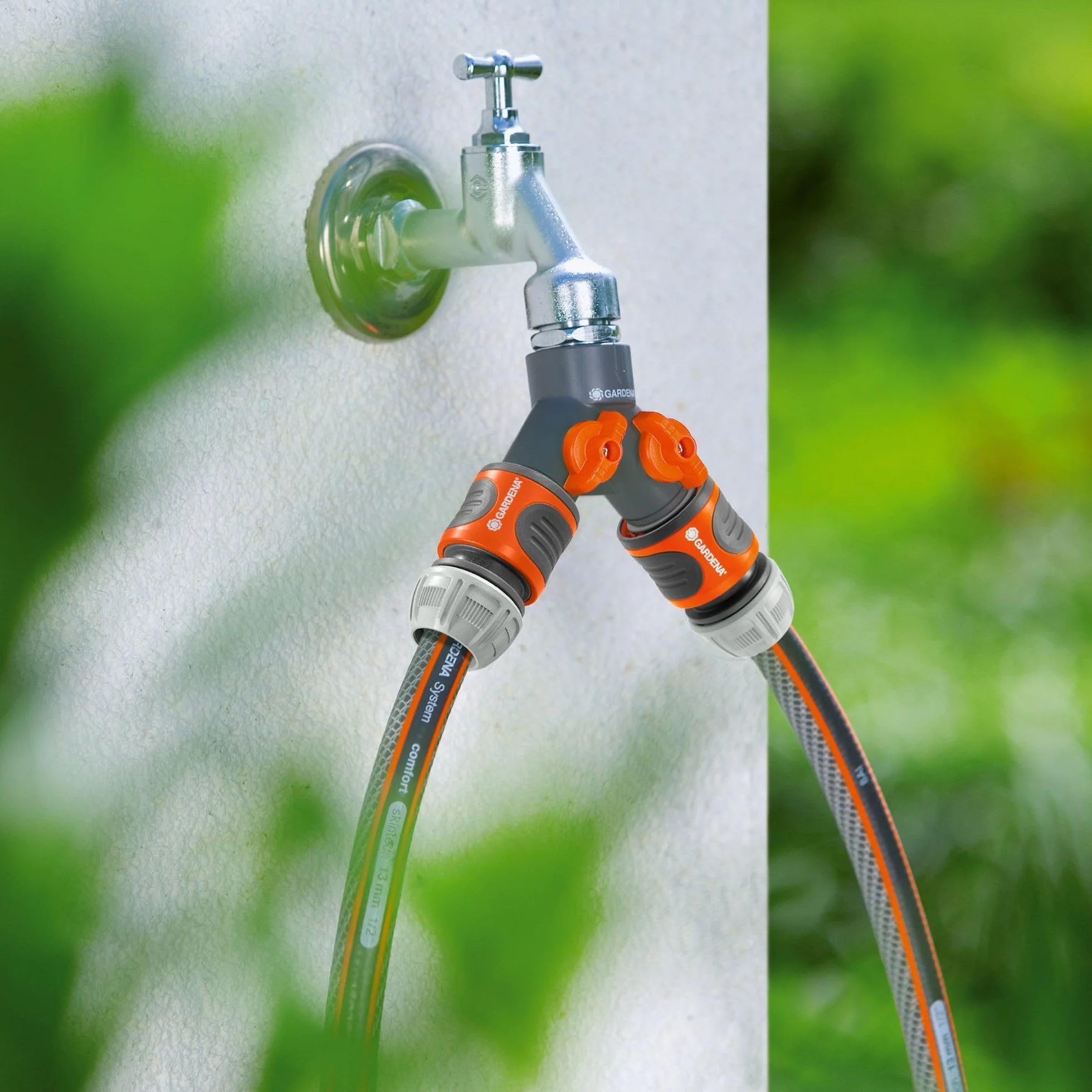 Gardena Vanne à 2 voies Distributeur d'eau G 3/4 Pouce 26,5 mm réglable 938-20