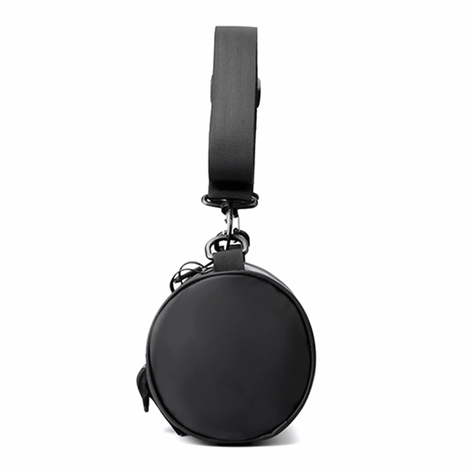 Sac de poitrine pour homme à bandoulière rond cylindrique pour course à pied