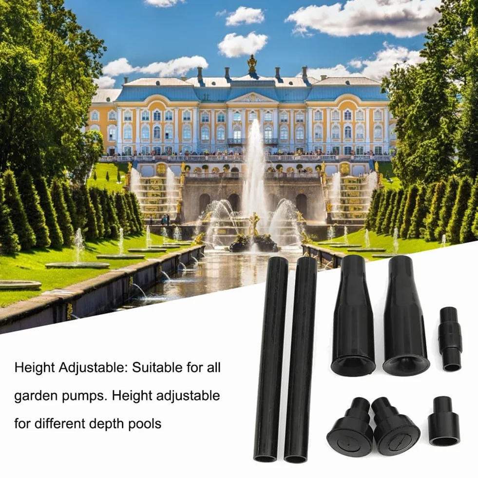 Ensemble De Buses Pour Fontaine Kit 8 Buses Bassins Jardin Accessoires Jets D'eau Décoratifs