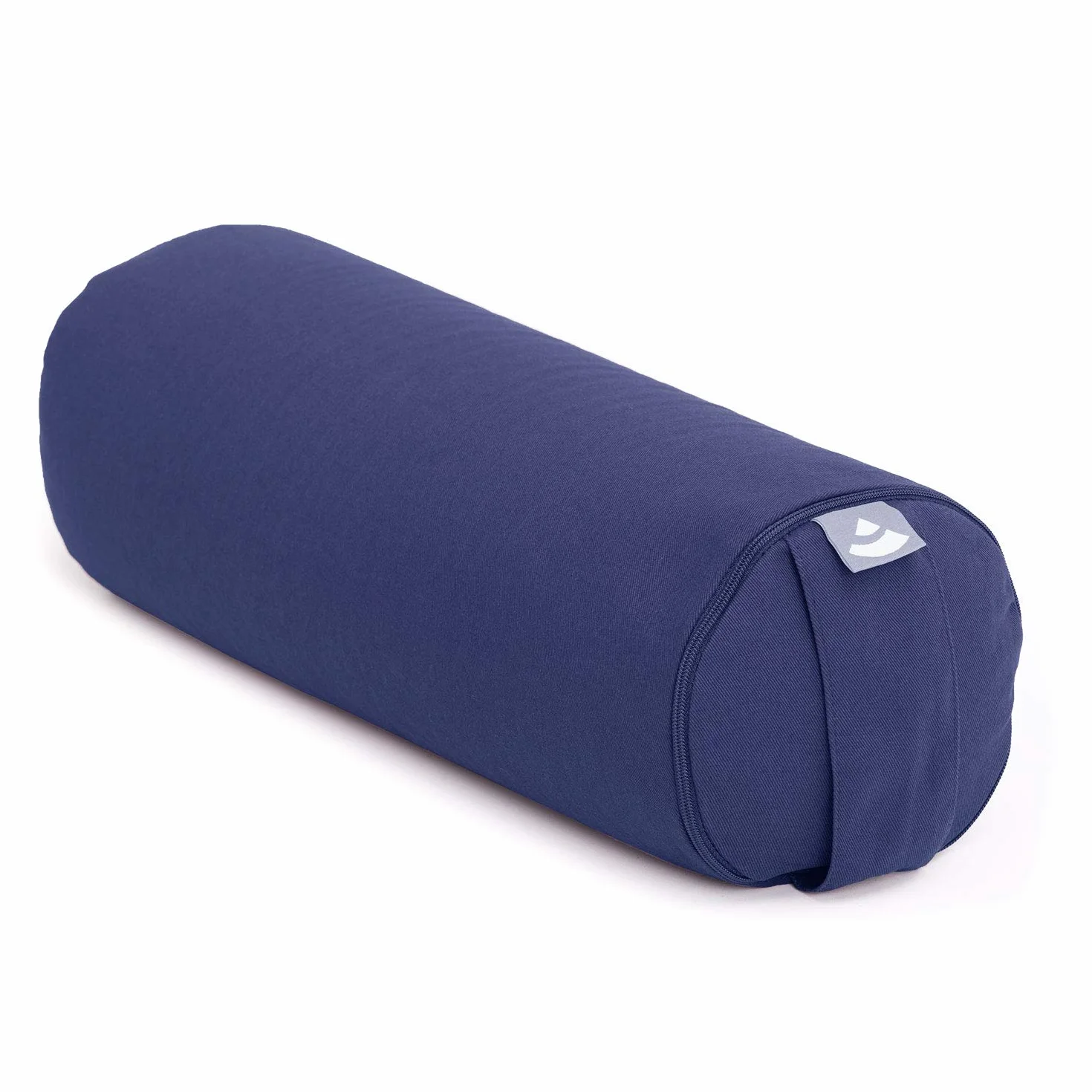 Bodhi Yoga Mini Bolster Eco | Ø 14 cm | 100 % coton bio | Traversin avec coques de sarrasin | Coussin de yoga avec housse amovible et lavable | Rouleau de yoga pour méditation