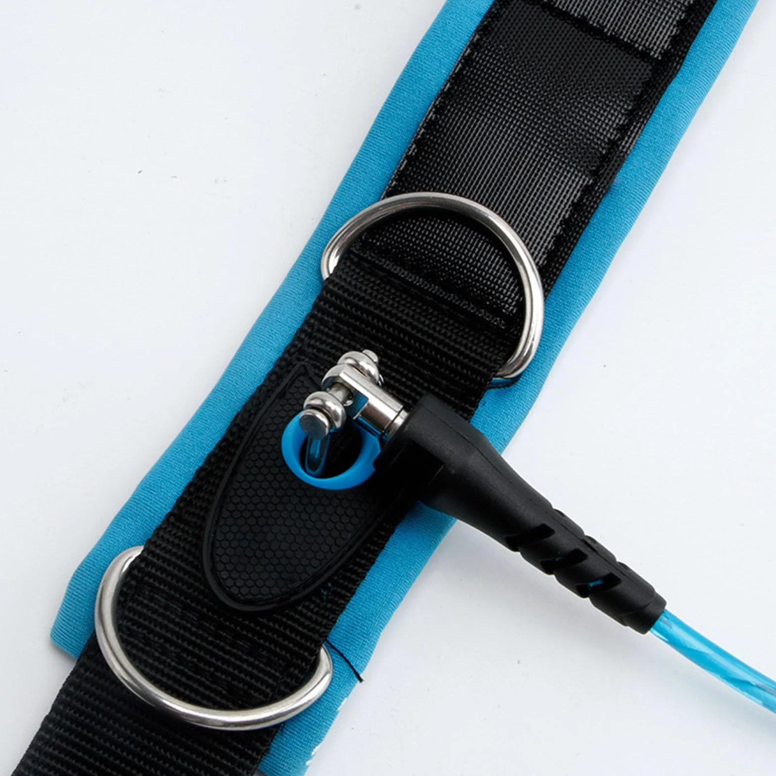 Corde de plongée sous-marine, longe de sécurité pour apnée, Corde anti-perte d'apnée, Corde de plongée élastique Anti-perte de fil d'acier inoxydable intégré pour l'entraînement en haute mer