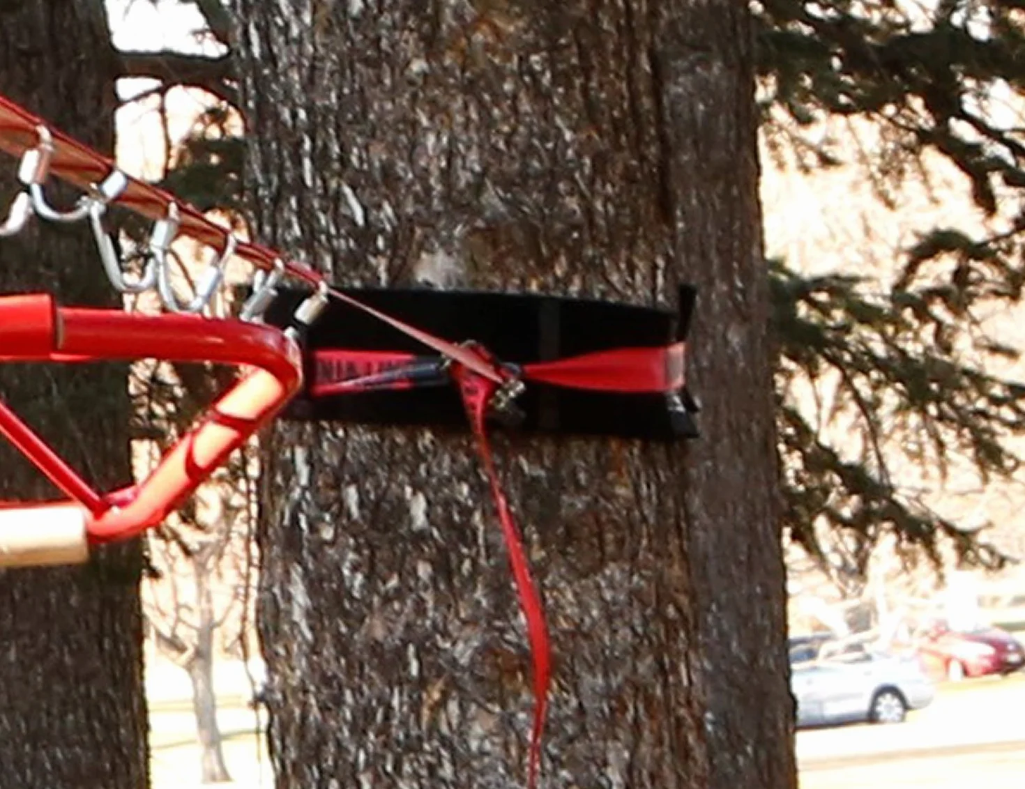 Schildkröt Slackers USA Bandes de Protection utilisations diverses: Slackline, Ninja Line, tyrolienne, Set pour 2 Arbres, 980011