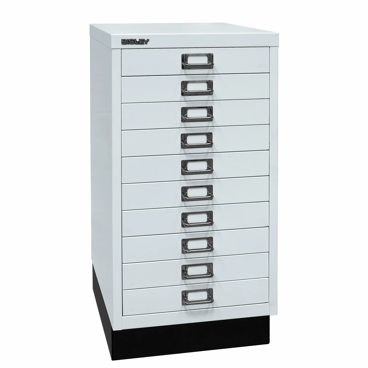 BISLEY MultiDrawer Série 29 Socle DIN A3 10 tiroirs métal Noir 43,2 x 34,9 x 67 cm