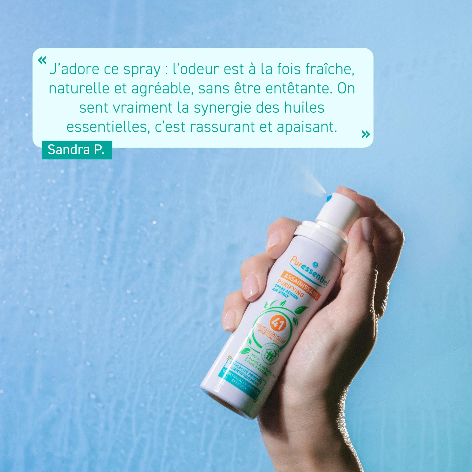 Puressentiel Spray Aérien aux 41 Huiles Essentielles 100% Pures et Naturelles 200 ml