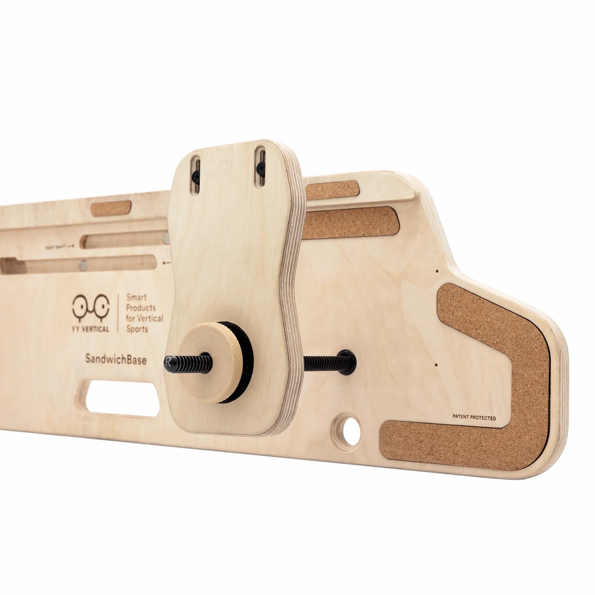 YY Vertical - SandwichBase, Le Support idéal pour Les poutres d'escalade, Installation sur Porte, Parfait pour l'entraînement à la Maison (Poutre Non inclue)