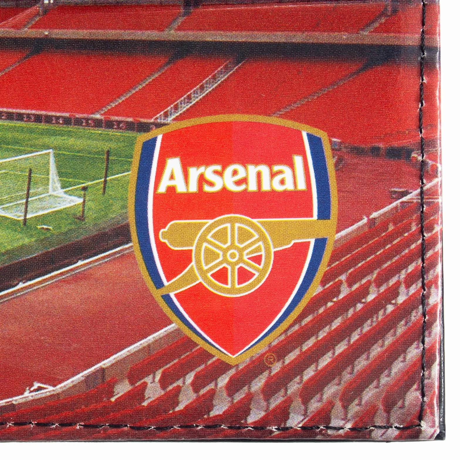 Arsenal FC Portefeuille thème Football Blason embossé Noir