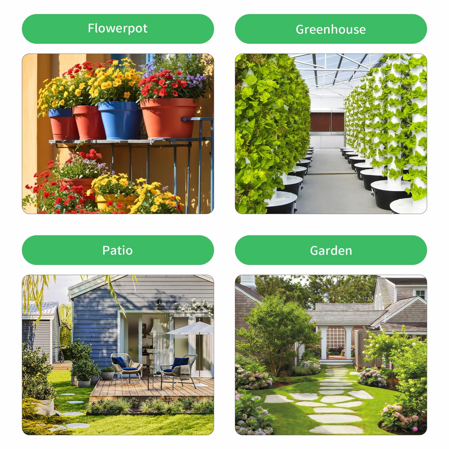 Forever Speed Système d'irrigation goutte à goutte 315PCS Kit avec tuyau 60M+15M pour jardin pelouse serre