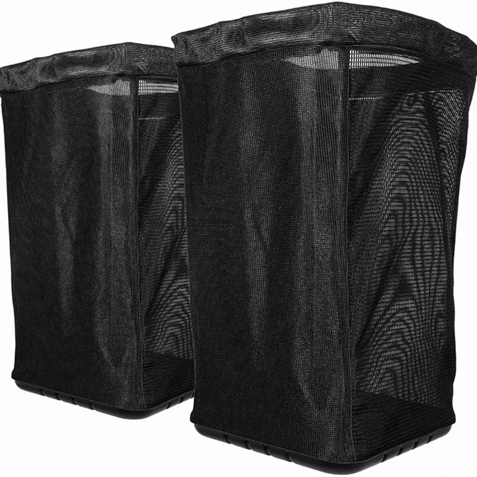 John Deere Sacs à gazon compatibles AM122416 AM101602 Lot de 2 nylon noir