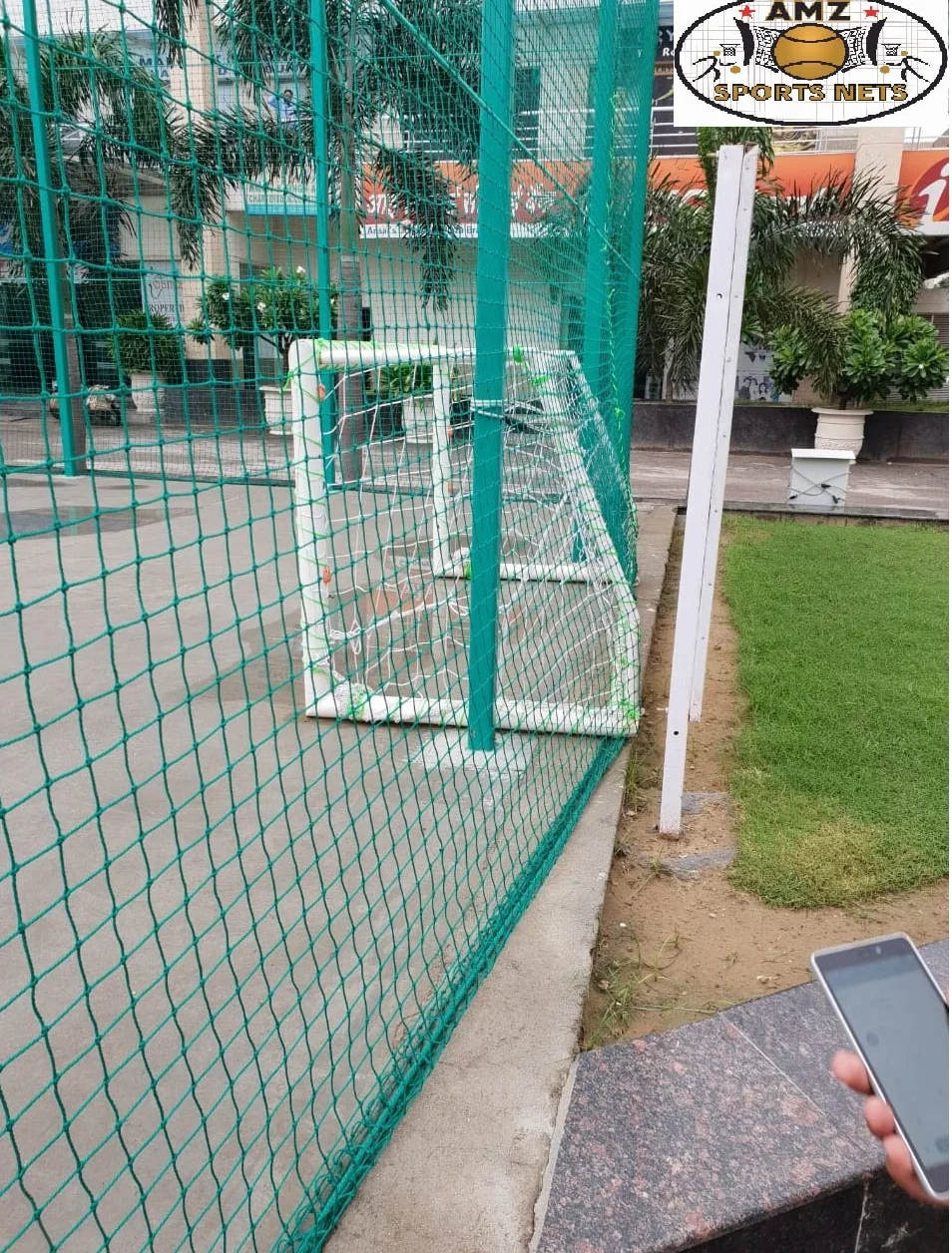 AMZ Sports Nets Filet d'entraînement de cricket régulier pour sports de plein air sur le terrain (1,5 mm d'épaisseur)