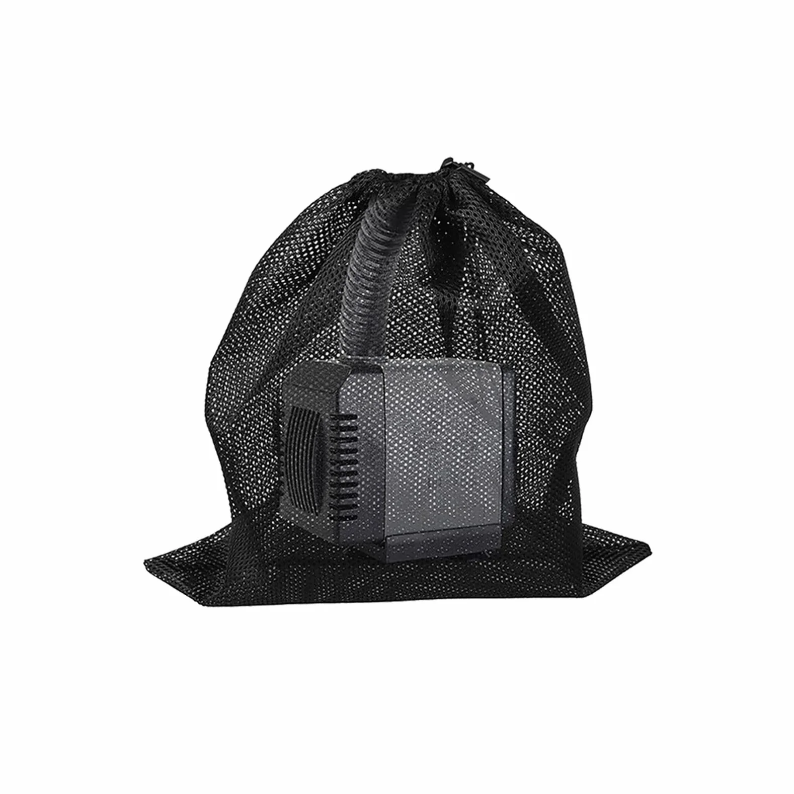 Sac de protection en maille pour étang 47 x 47 cm Noir