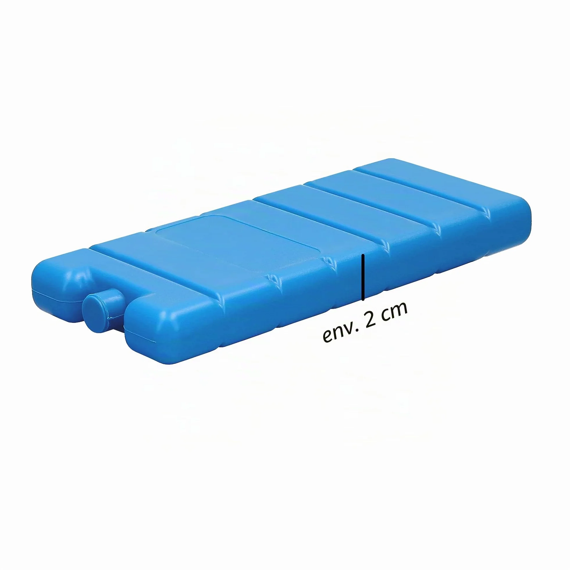 VonBueren Pain de Glace pour Sac Isotherme | Lot de 8 | jusqu'à 12 Heures de Temps de Refroidissement | 7.5 x 16.5 x 2 cm | Plastique