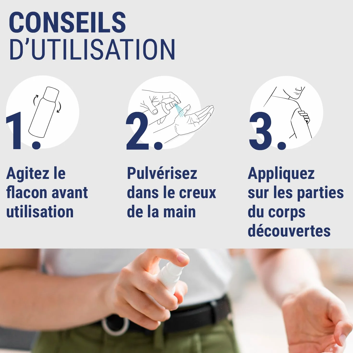 Spray répulsif anti-moustiques 75 ml Protection piqûres 8h