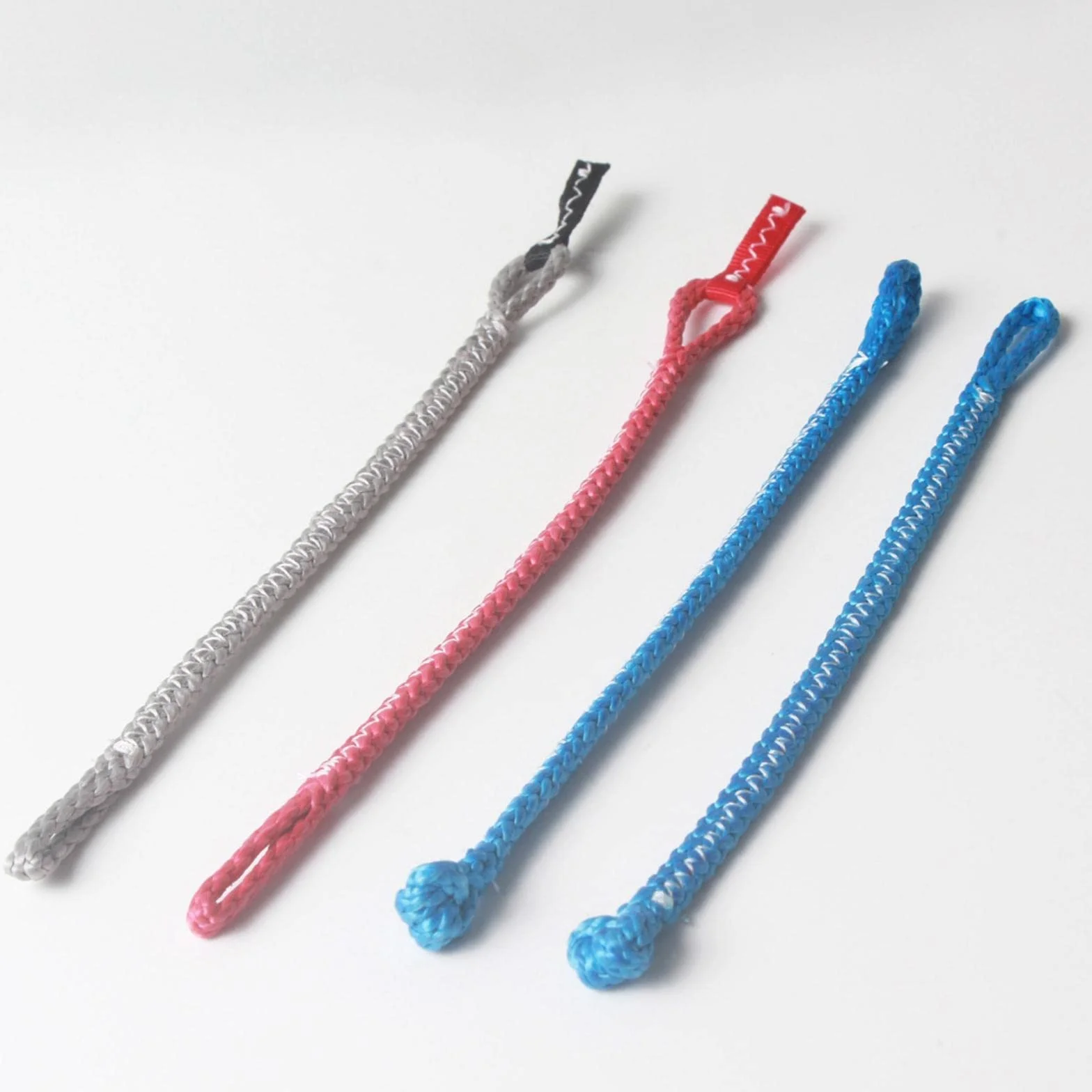 Lot de 4 queues de cochon universelles kitesurf 1000 kg Rouge Bleu