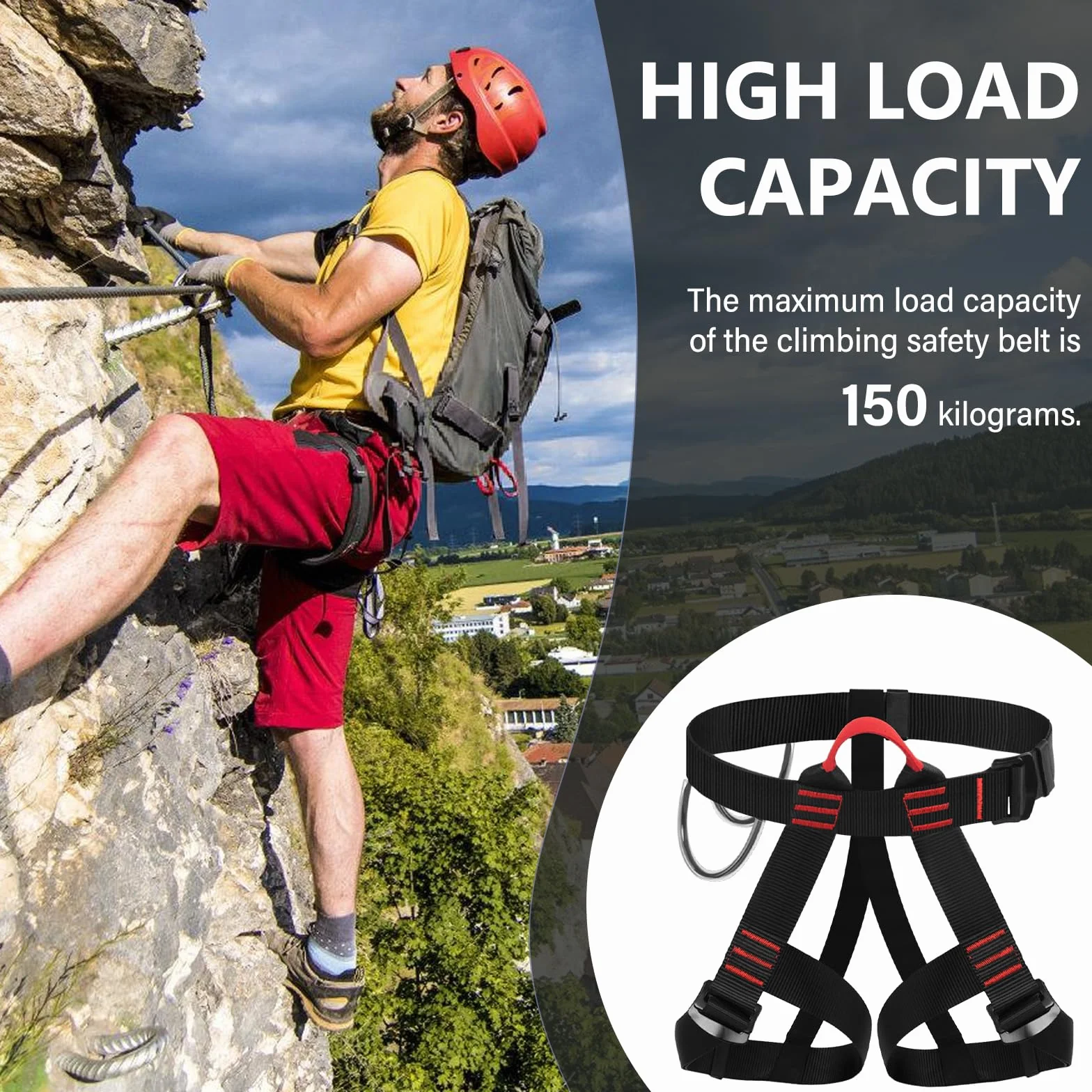 Ceinture de sécurité anti-chute pour escalade et alpinisme