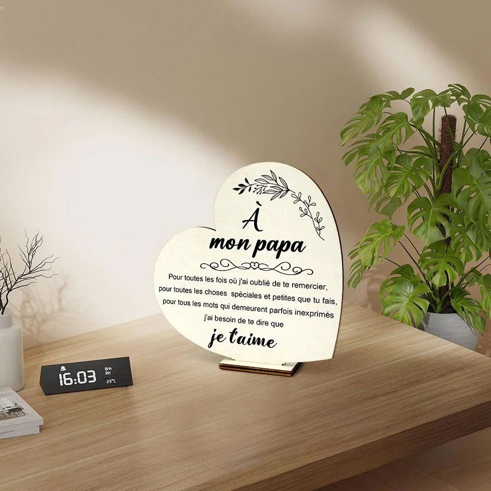 Cadeau Fête des Pères Papa Anniversaire Noël Idée Décoration