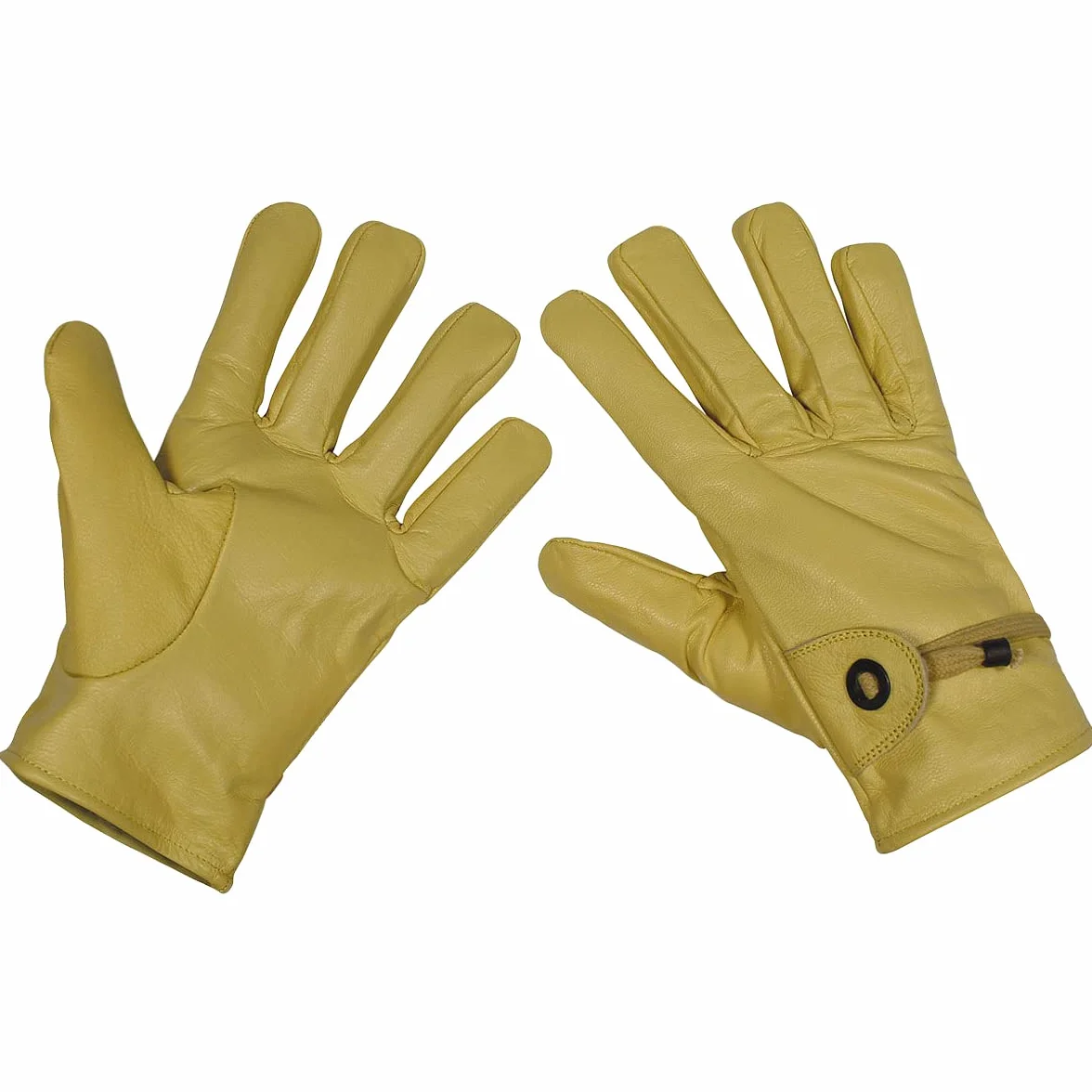 MFH Homme Western Leather Gants Beige