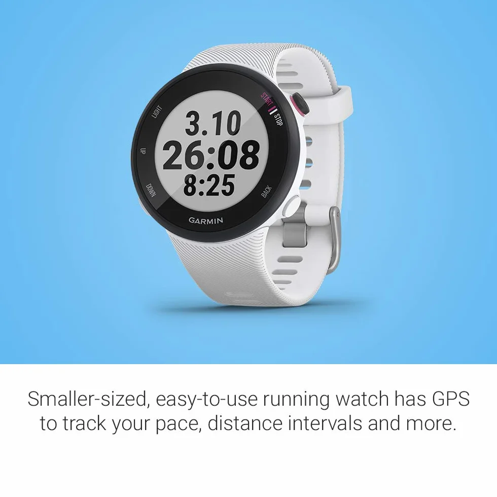 Garmin Forerunner 45 Montre de course à pied Reconditionné Blanche Small