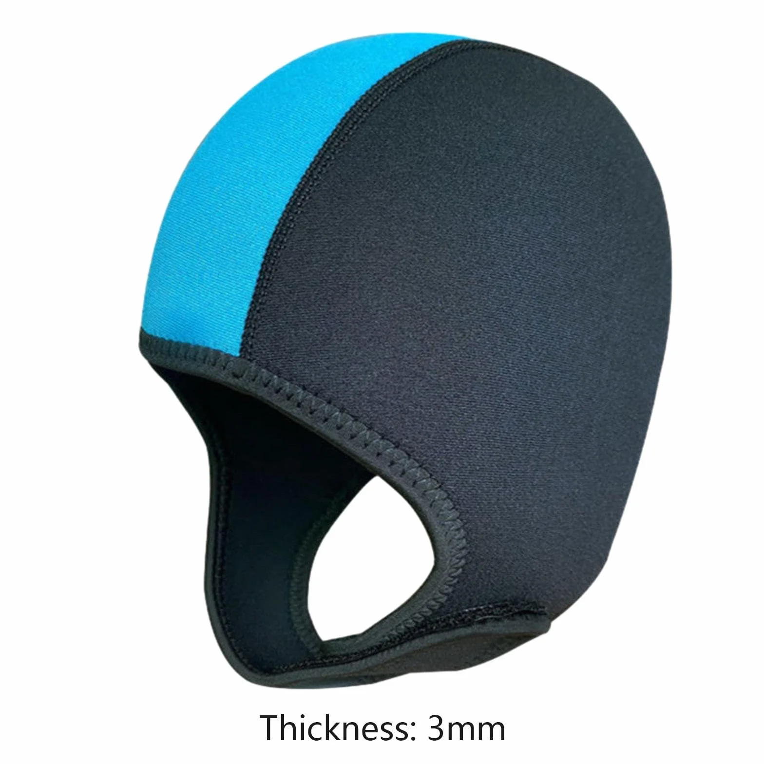 rockible Cagoule de Plongée en Néoprène 3mm, Imperméable, Confortable, Chapeau de Bain, Chapeau de Surf pour Canoë