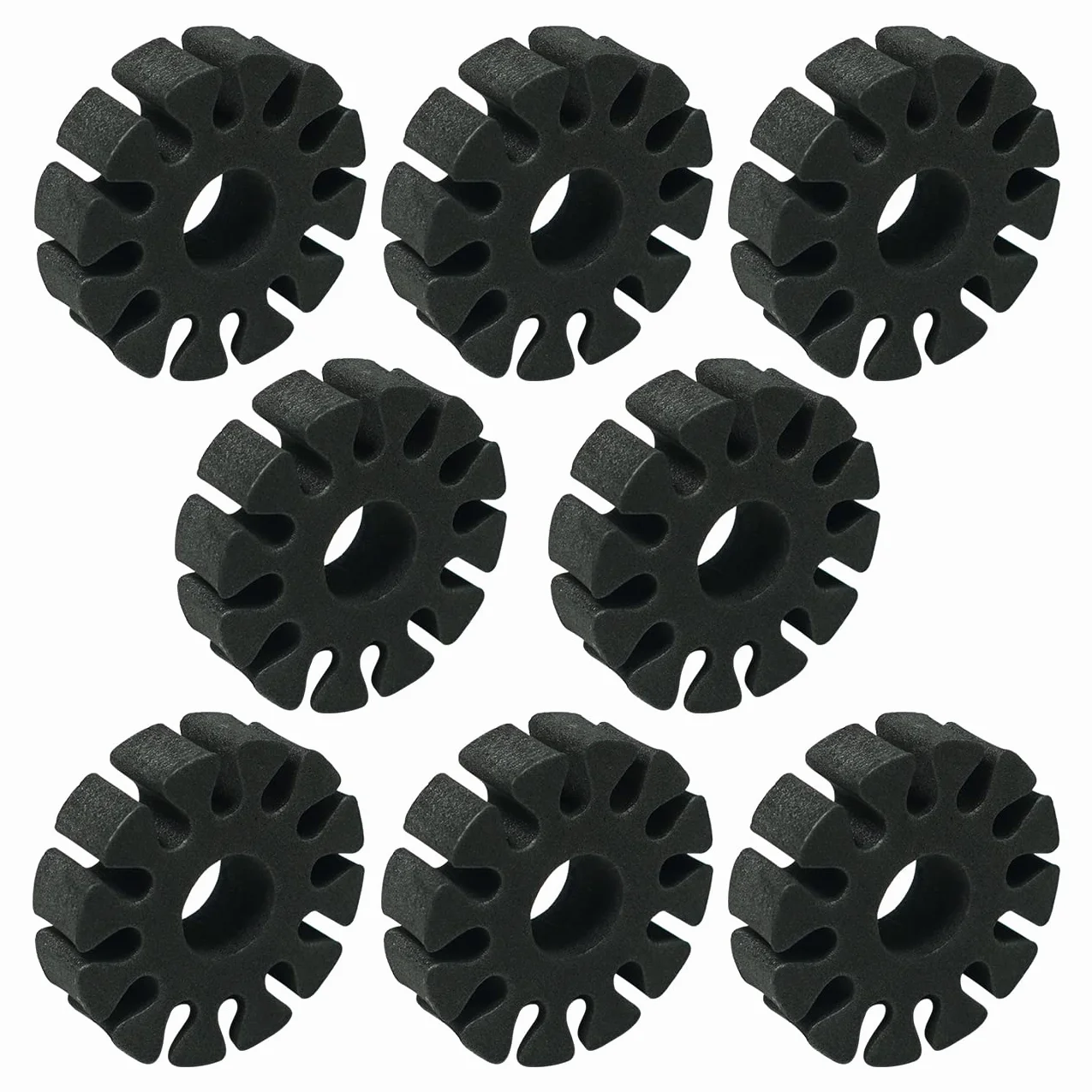 THREE ARCHERS Lot de 8 supports de flèches en EVA - Porte-flèches rond durable en EVA - Accessoires de tir à l'arc et à la chasse