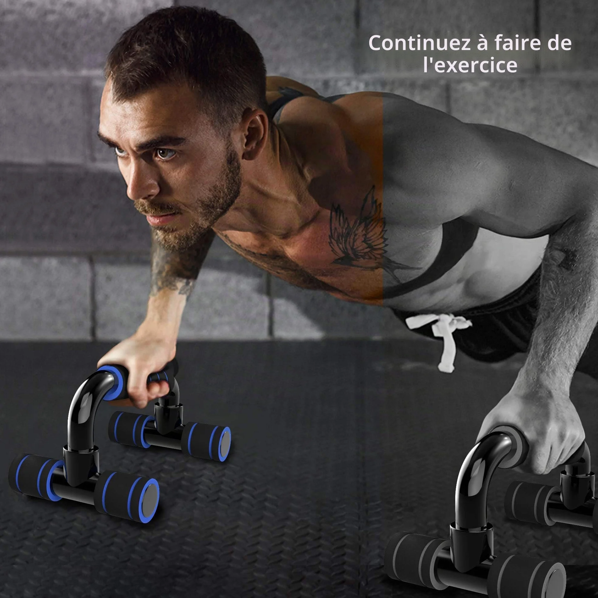 READAEER Poignées d'appui pour Pompe/Push-Up Bars pour Musculation