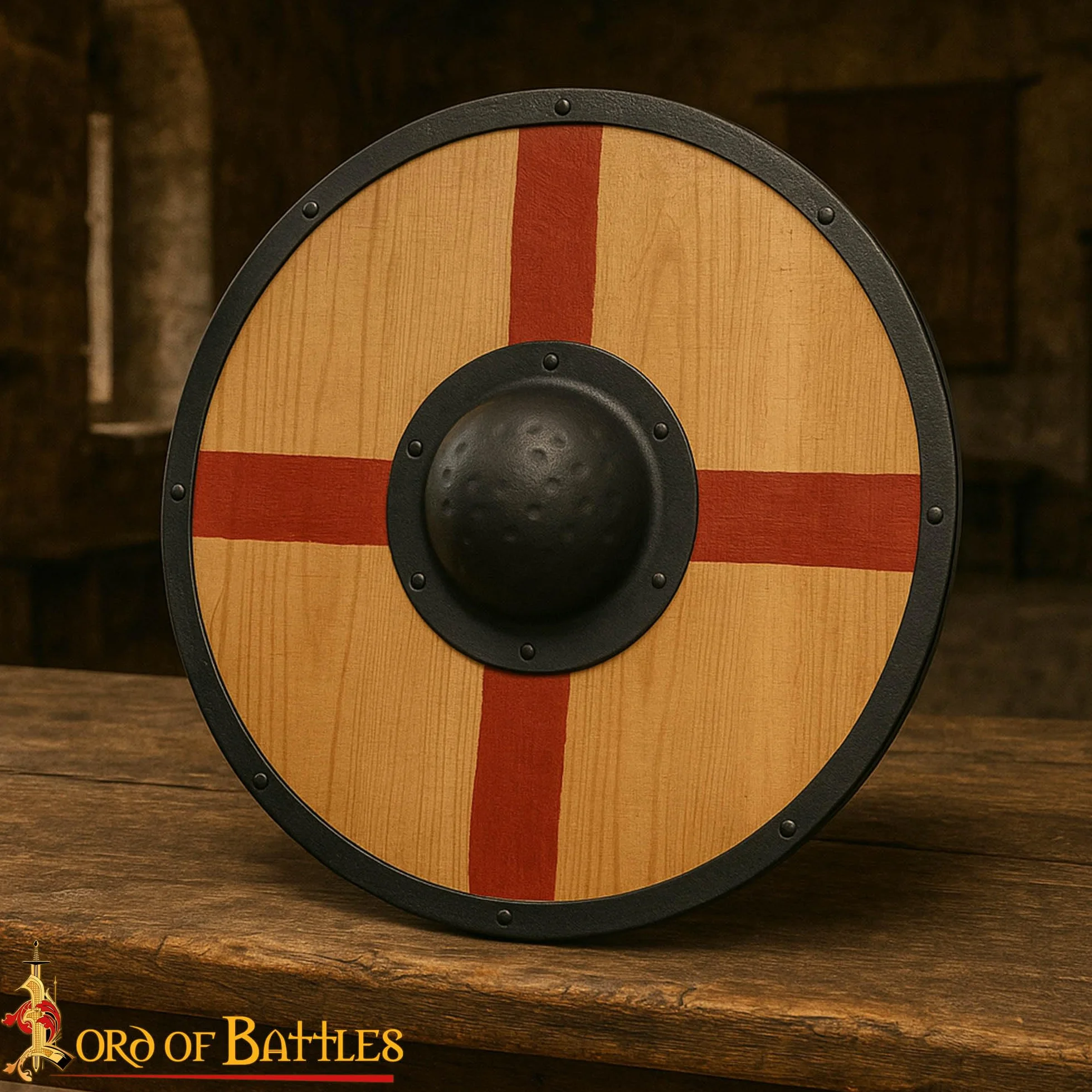Boss Forged Shield Hand | Viking Shield Umbo | Medieval Shield Umbo | Fully Functional Historical Battle-Ready Shield Boss