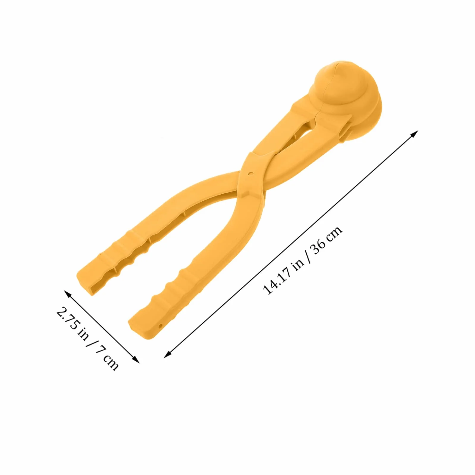TOYANDONA Pince De Boules De Neige De Caca pour Garçon Et Filles, Petite Taille 30 Cm, Plastique Sûr, Jouet Extérieur D’Hiver, Jeu De Plage Sable, Fabrication Rapide Et Mains Protégées