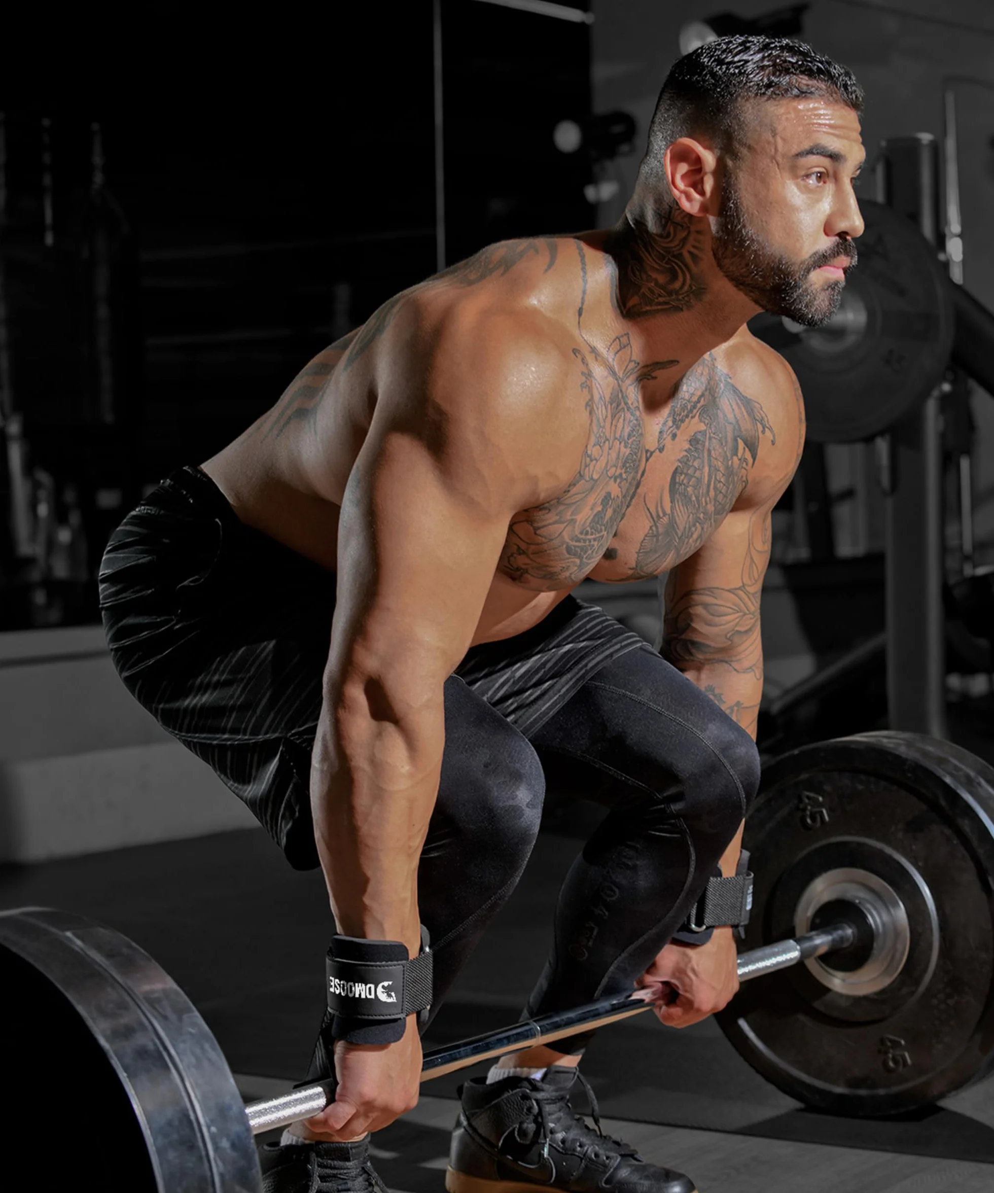 DMoose Crochets De Musculation Paire Sangles Poignet Robustes Pour Soulevés De Terre Tractions