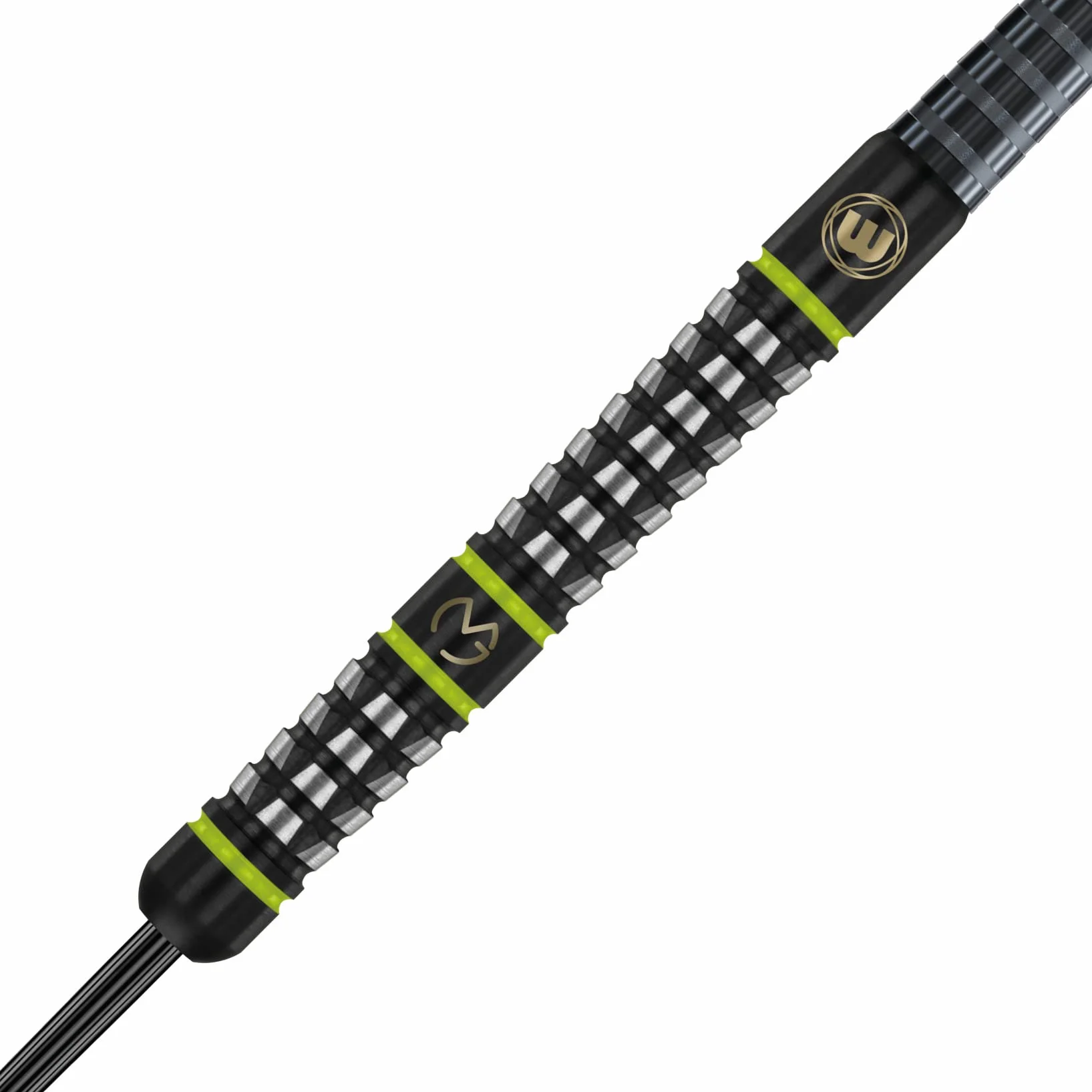 Winmau MvG Acclaim Fléchettes à Pointe en Acier tungstène 25 g avec ailettes et tiges