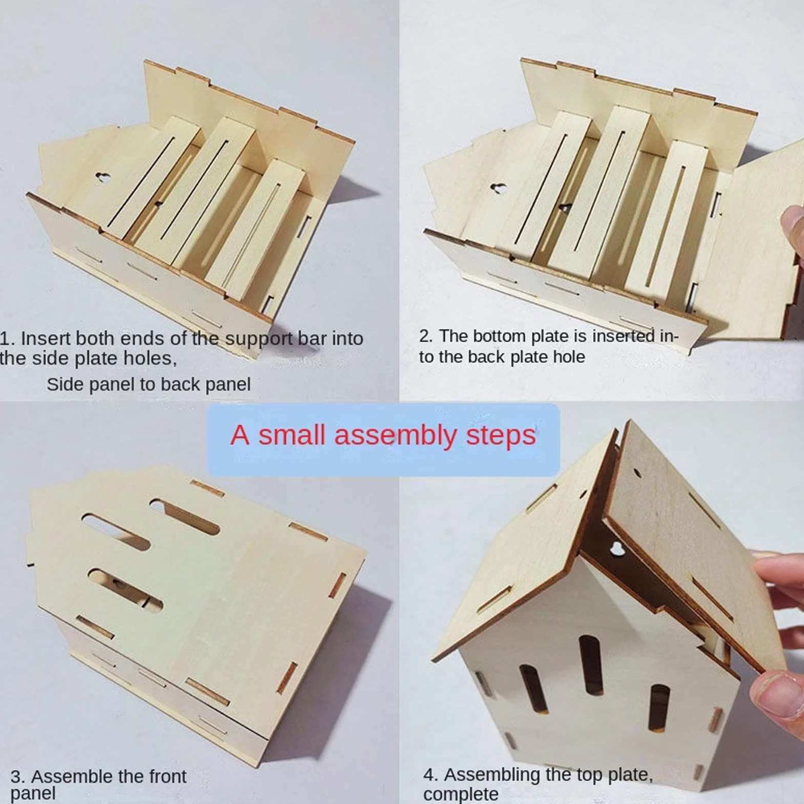 Maison de chauve-souris en bois pour jardin extérieur – Cachette pour animaux