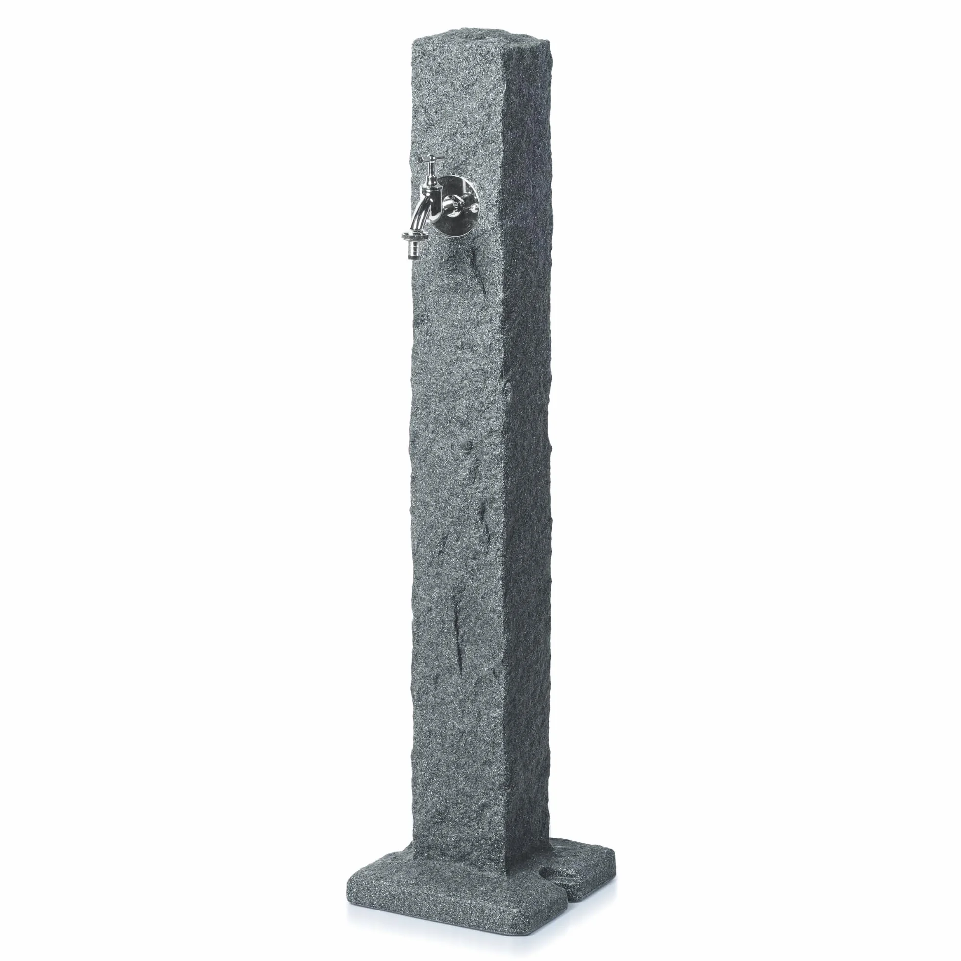 Fontaine sur pied granit 98 cm Colonne d'eau jardin YourCasa Résistante aux intempéries UV gel