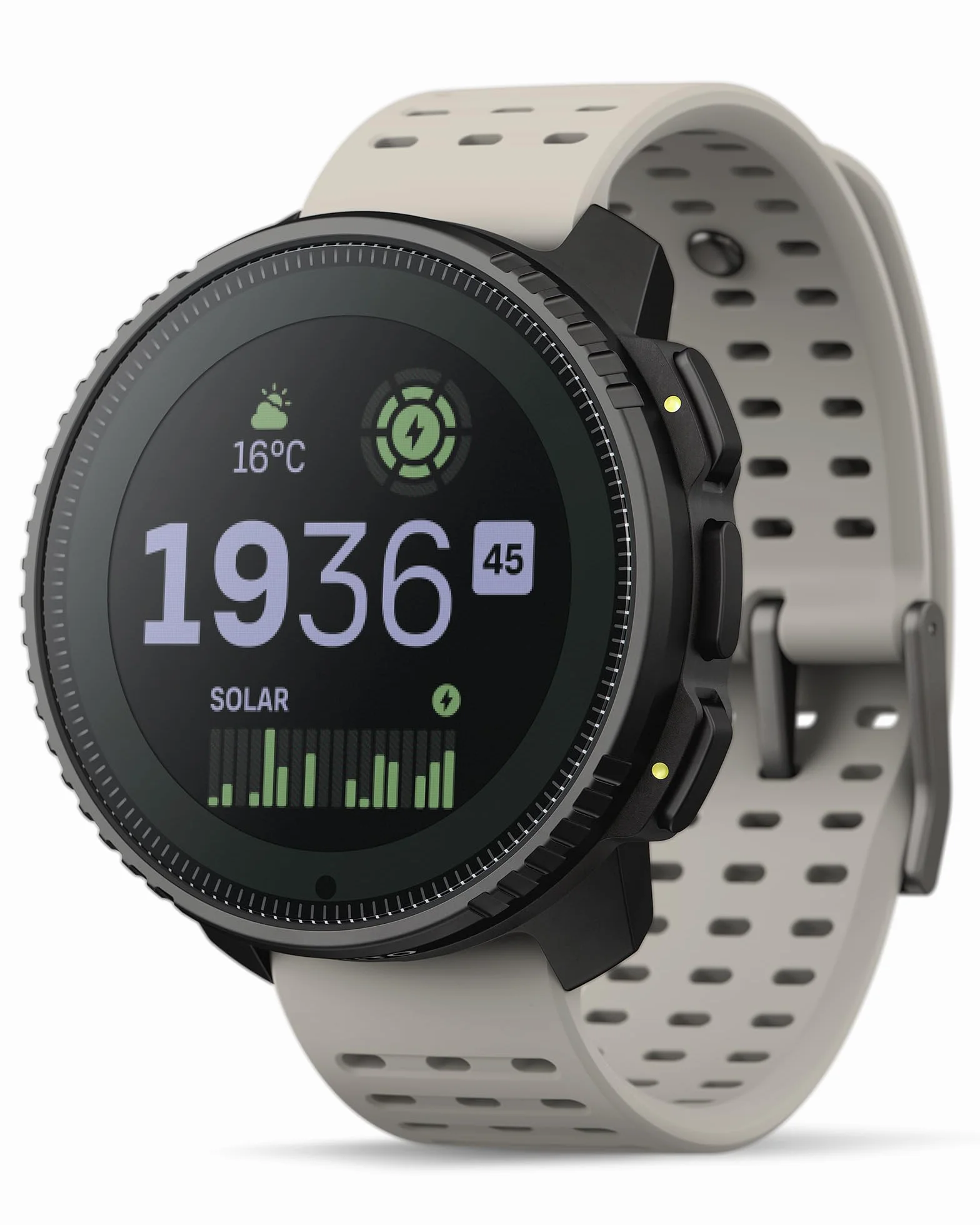 SUUNTO Vertical Montre Connectée Sport Homme GPS Tracker Activités Cardiofréquencemètre Altimètre Baromètre Chargement Solaire