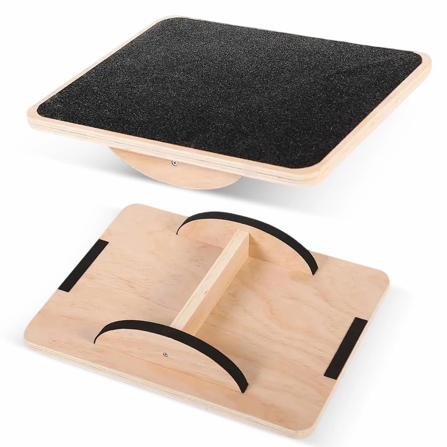 Planche d'équilibre en bois antidérapant pour surf, sport, physiothérapie et fitness