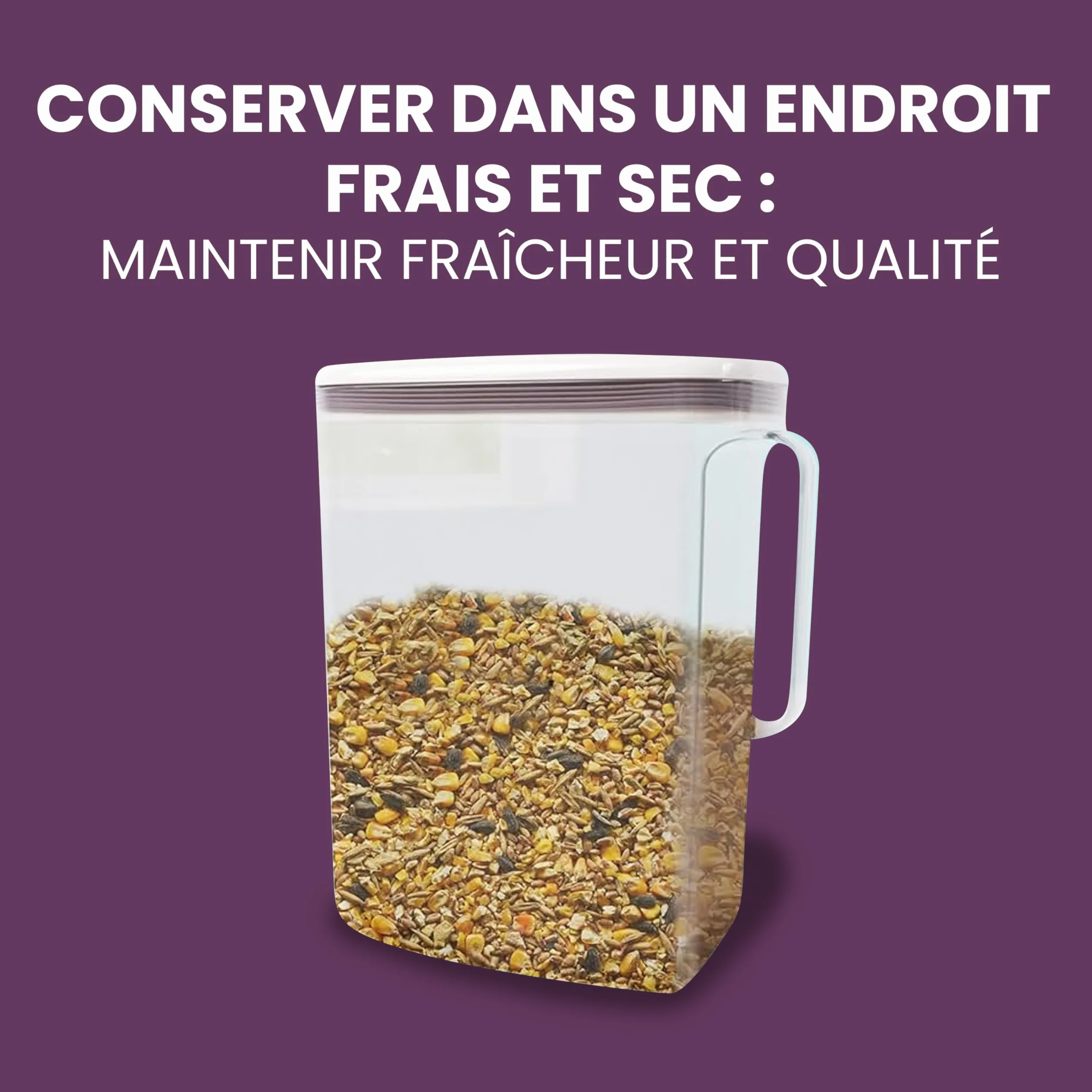Graines Oiseaux Sauvages 1,7kg Mélange Nourriture Oiseaux Exterieur Jardin Hiver