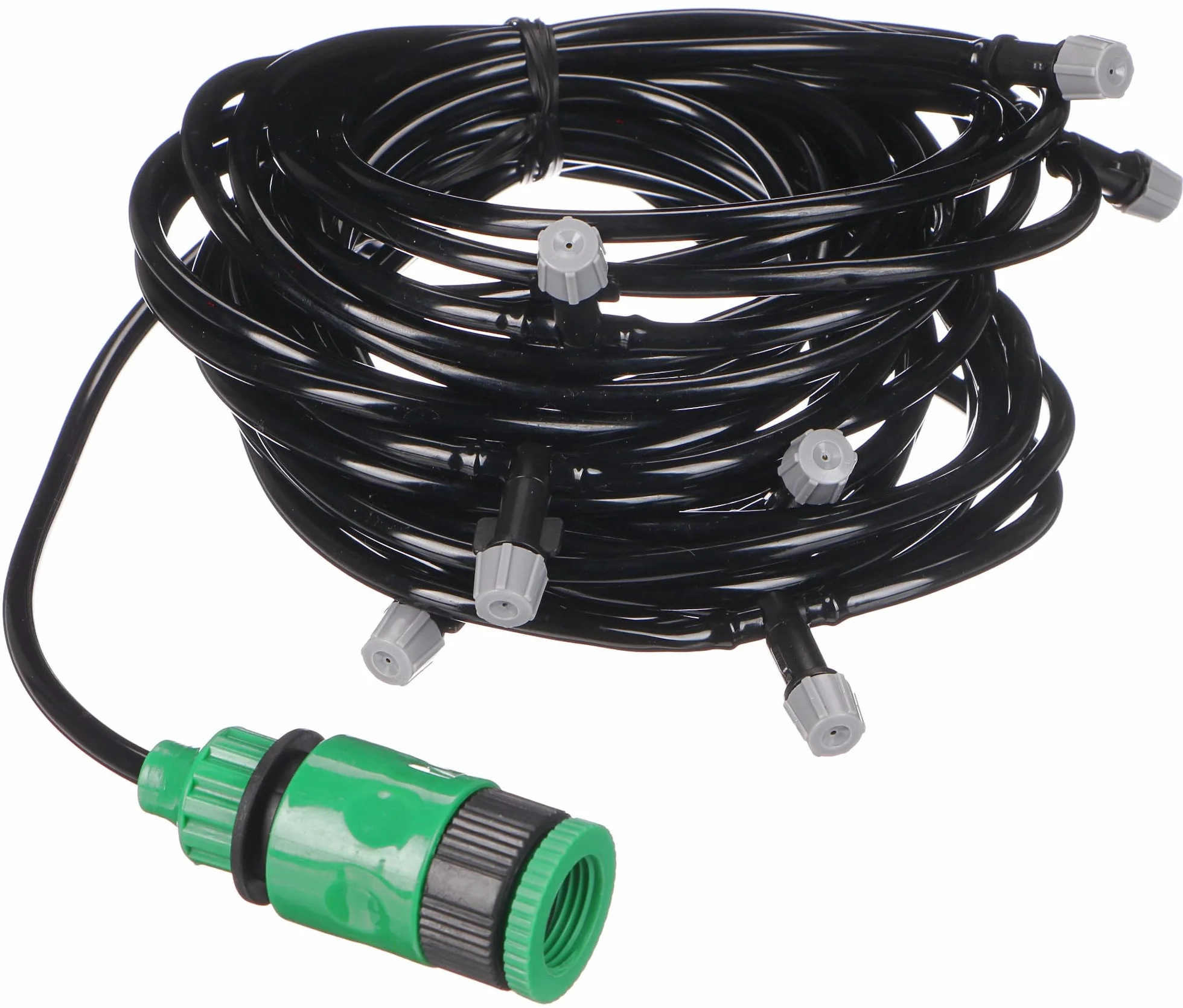 Tuyau de brumisation GARDEN MIST 20m avec 20 buses pour refroidissement extérieur et arrosage de jardin