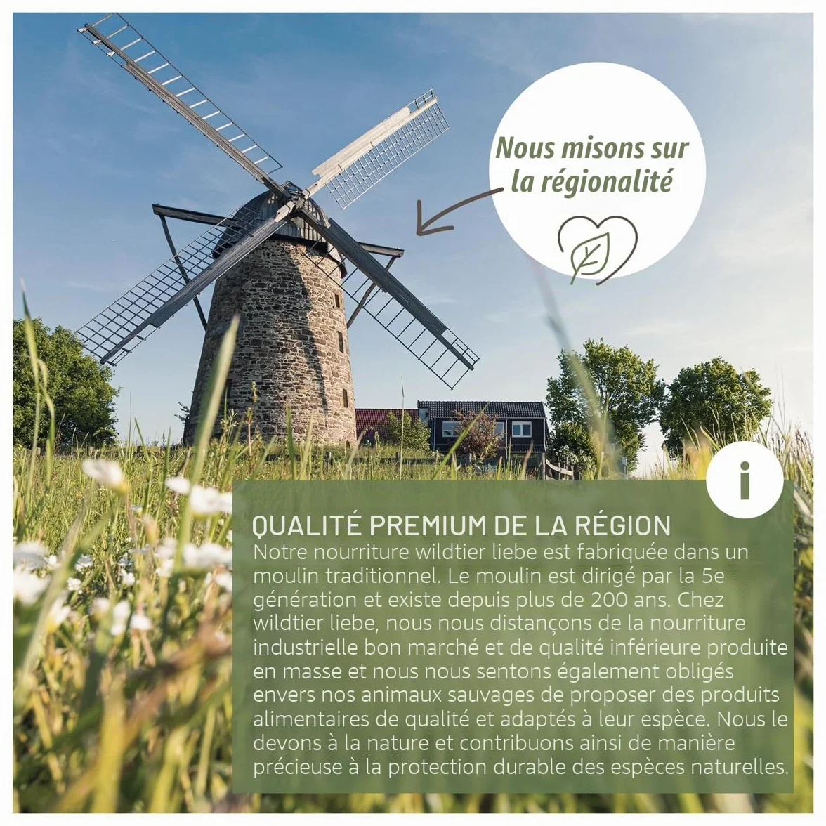 Wildtier Liebe Nourriture pour écureuils 2 kg pour écureuils et tamias