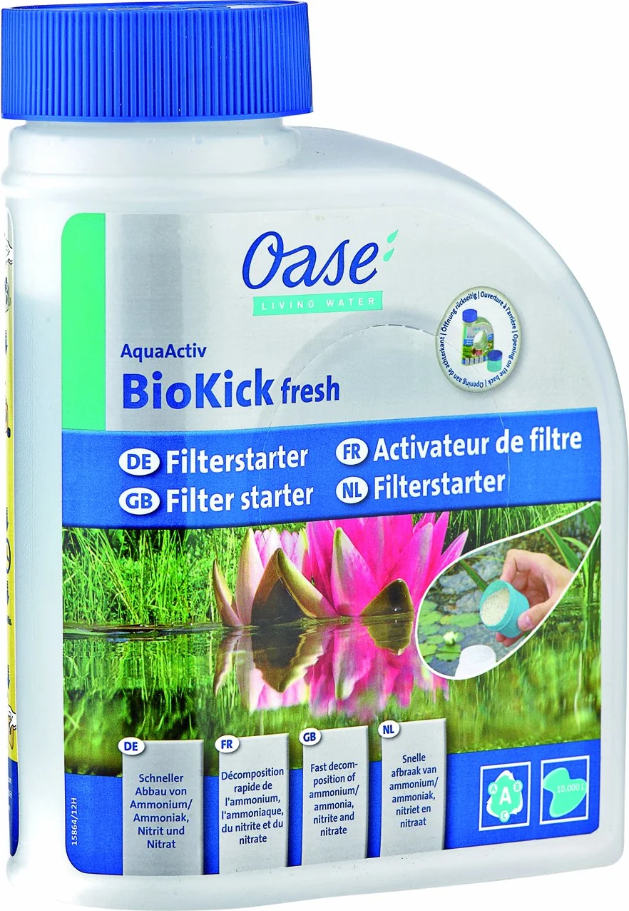 Oase AquaActiv BioKick Fresh pour Bassin 450ml + 50g, gris