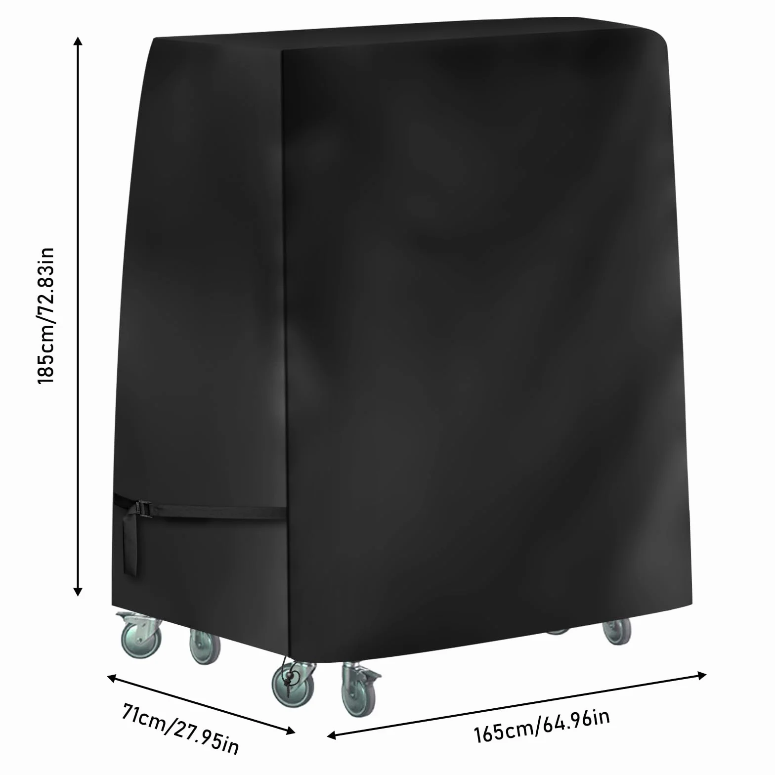 Housse de protection pour table de tennis de table 210D Oxford imperméable