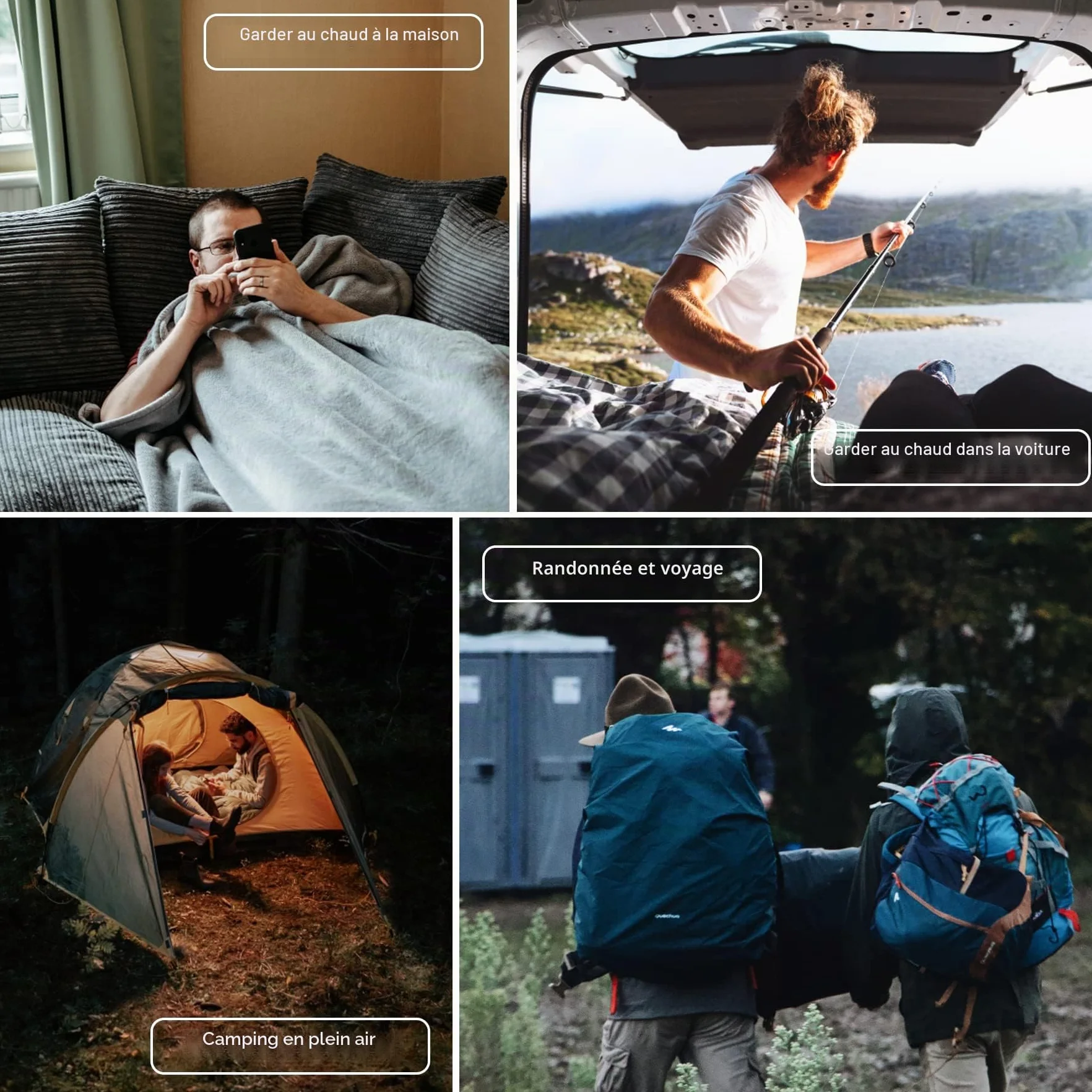BISINNA Sac de Couchage XXL pour Adultes Grands et Grands, Taille 3-4, Chaud et Confortable, imperméable, léger, idéal pour Le Camping, la randonnée, la randonnée