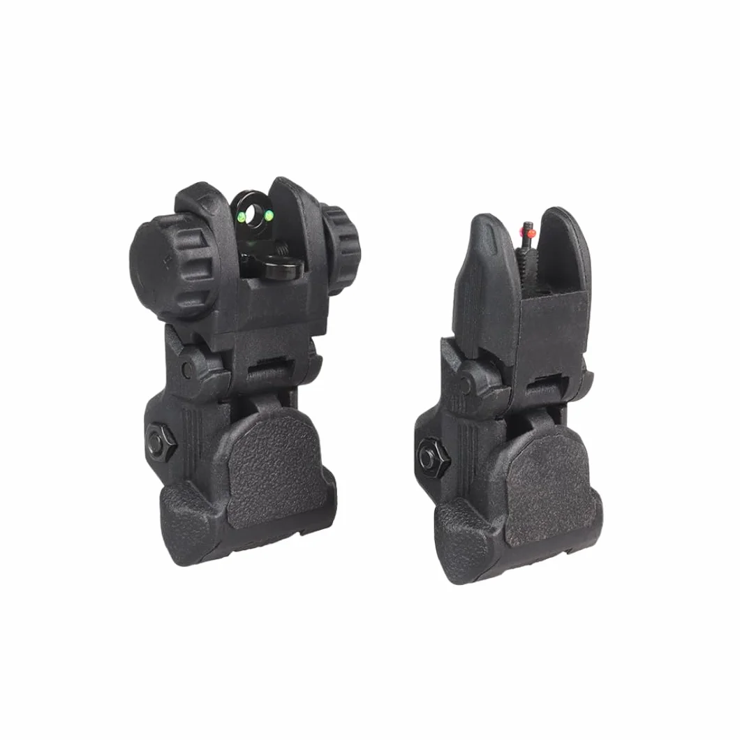 Fibre Optique Pliable Nylon Retourner vers Le Haut Avant arrière aperçus s'ajustent P/W 21MM Rails