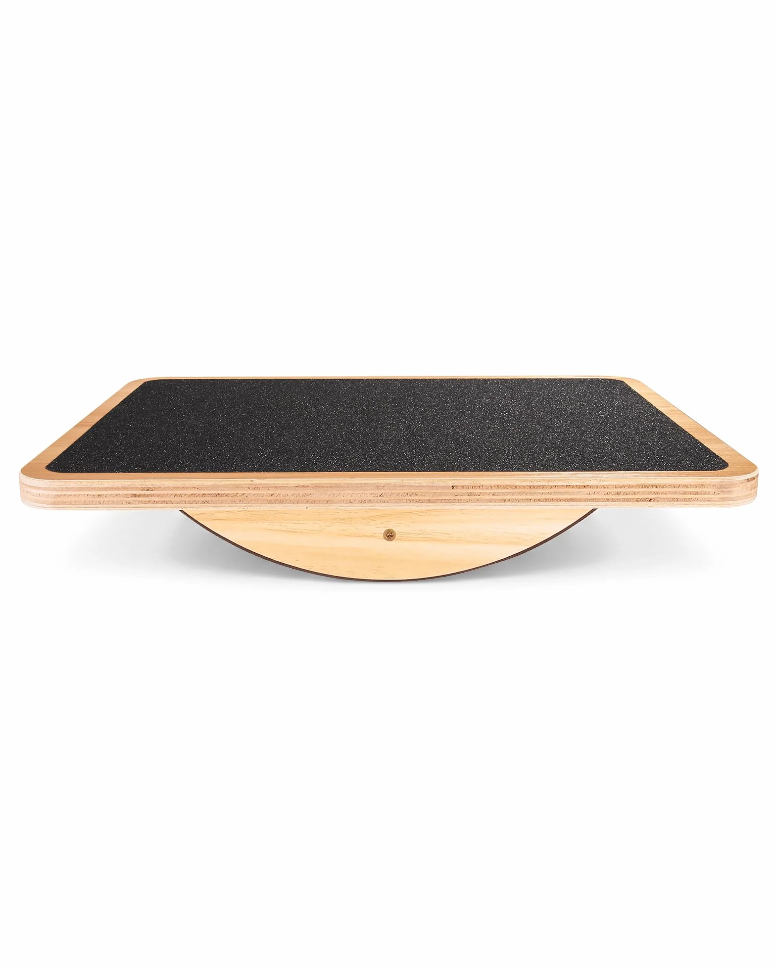StrongTek Planche d'équilibre professionnelle en bois avec rouleau antidérapant