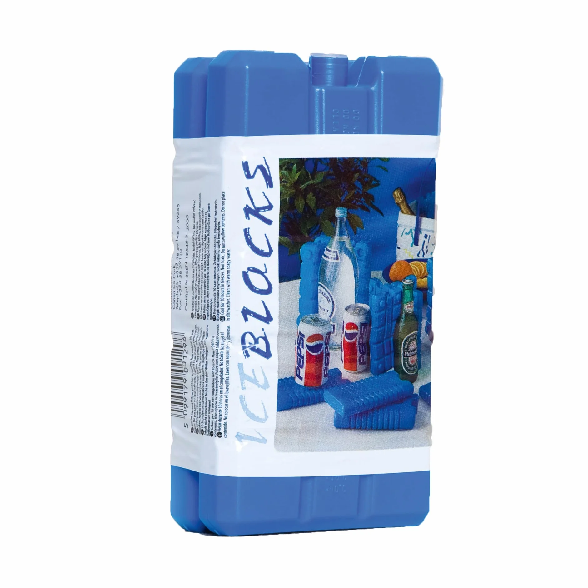 Carpoint Eléments de refroidissement - 2 Pièces - 15x8x4 cm - Bleu